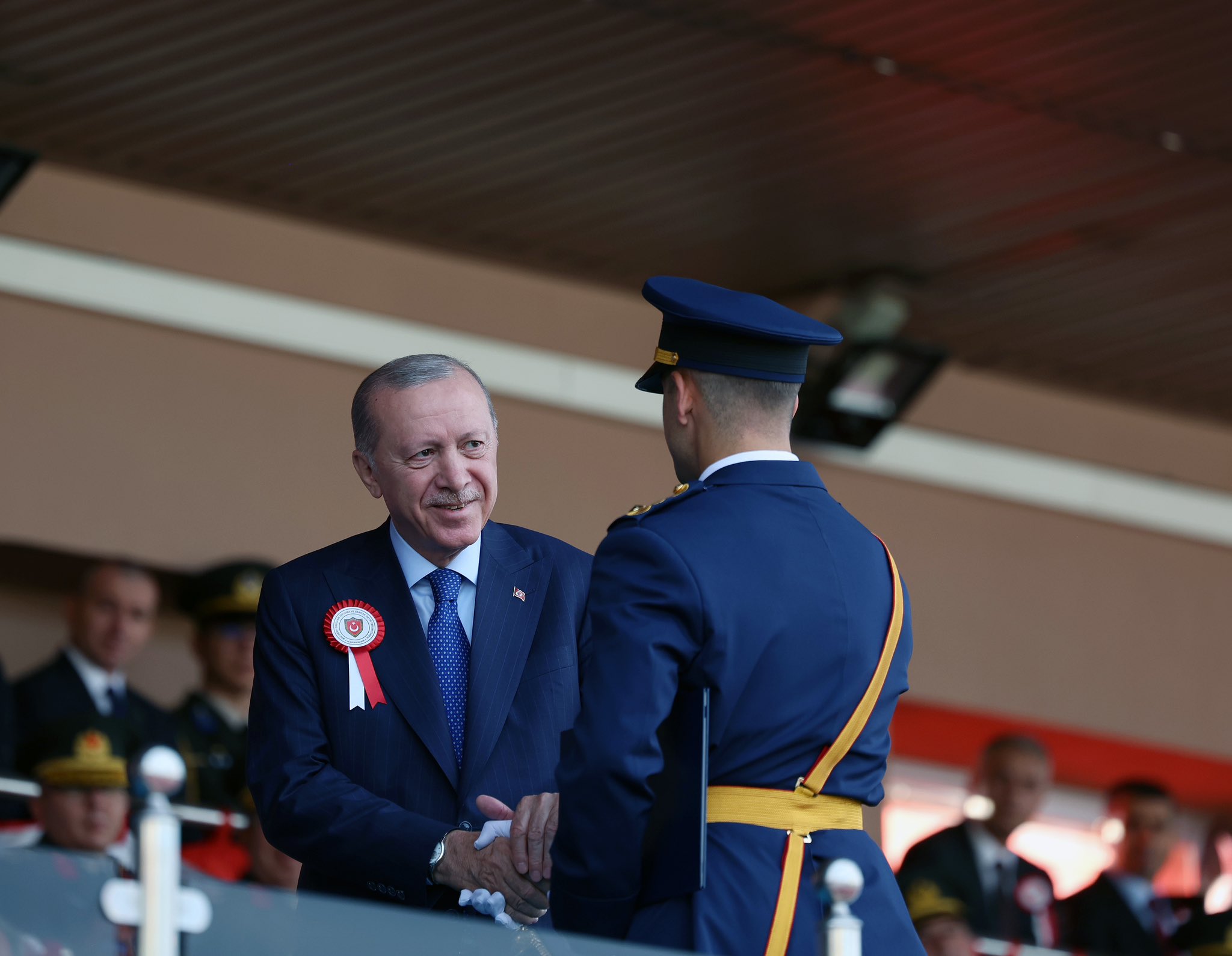 Cumhurbaşkanı Erdoğan Kara Harp Okulu töreninde konuşma yapıyor