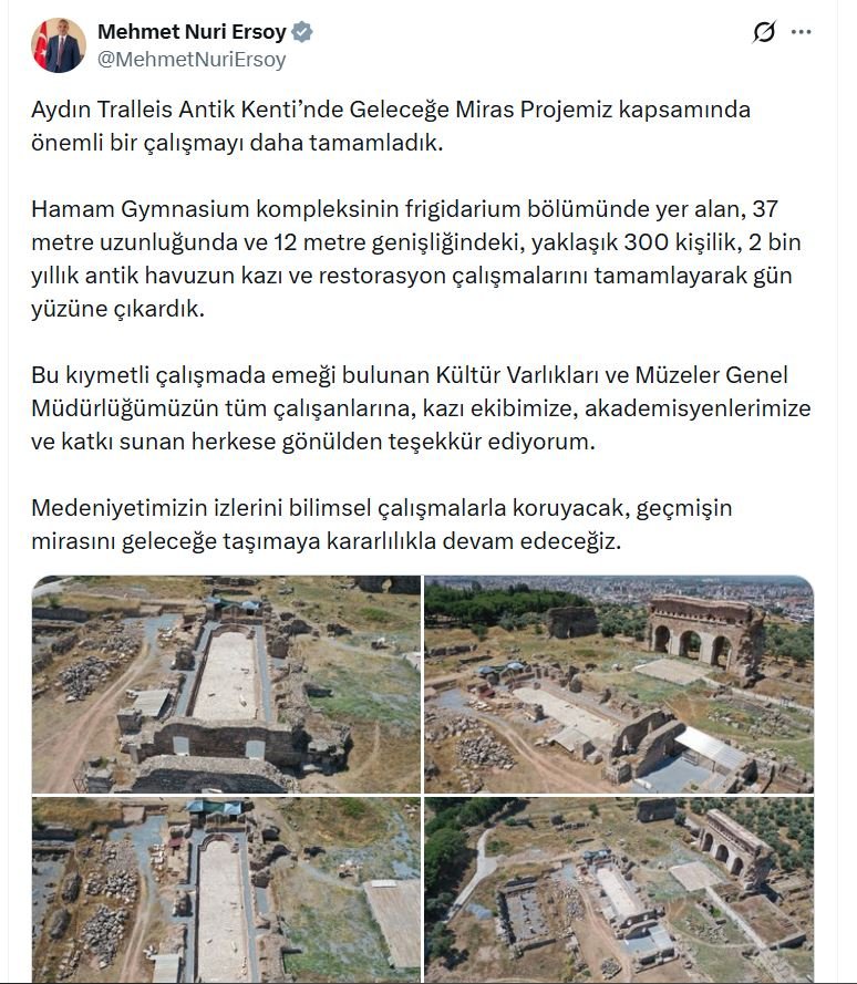 Tralleis Antik Kenti kazı alanı