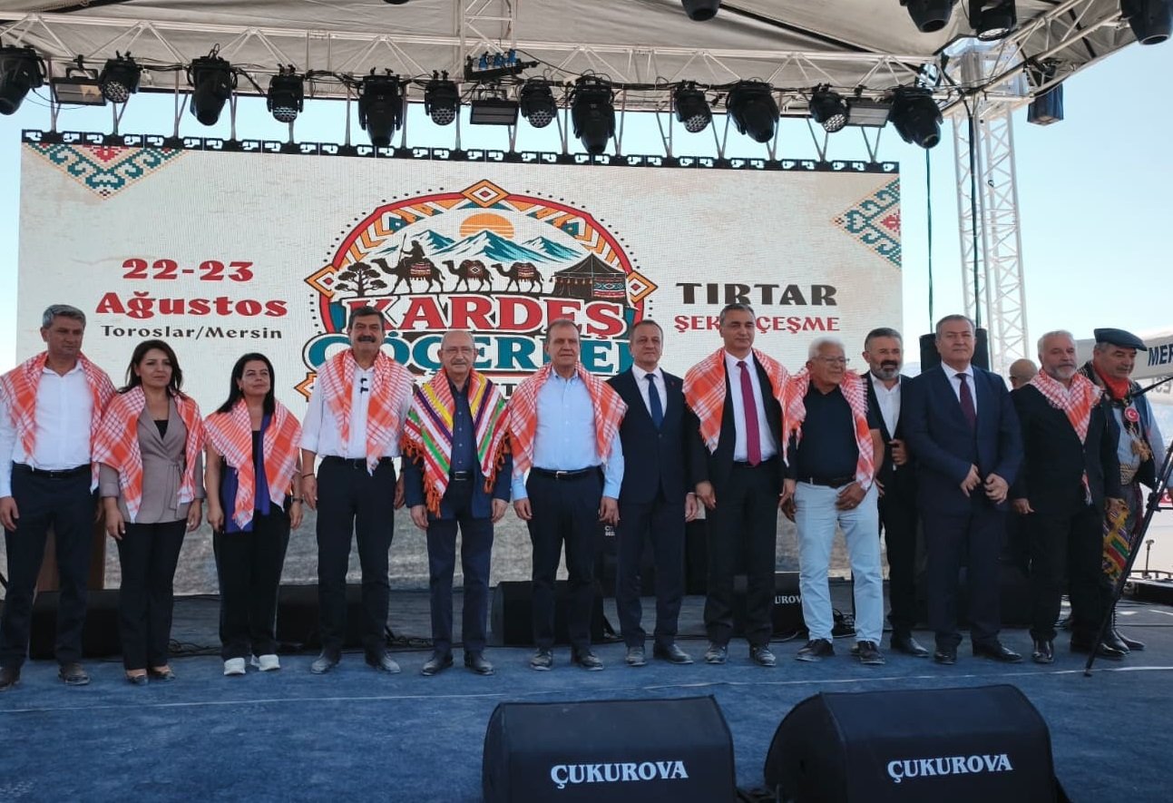 CHP Genel Başkanı Kemal Kılıçdaroğlu Mersin Yörük etkinliği
