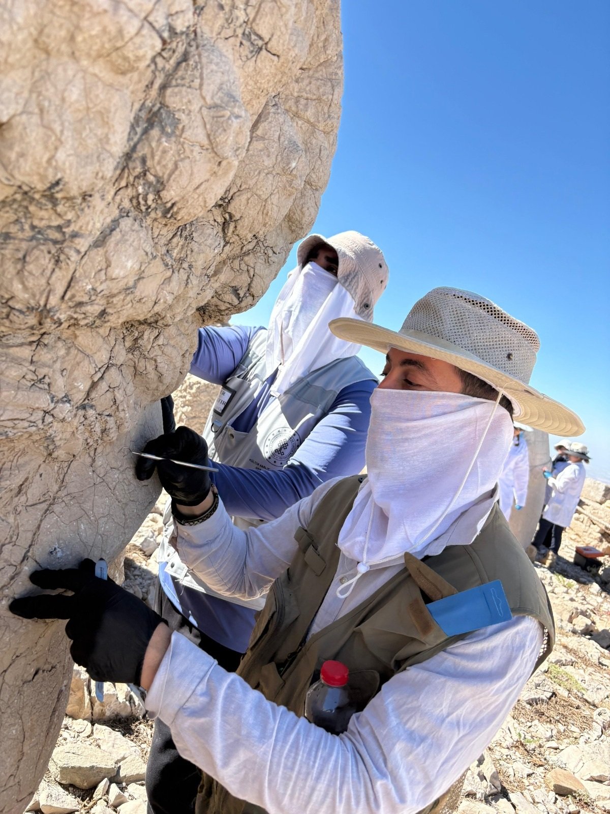 Nemrut Dağı restorasyon çalışmaları