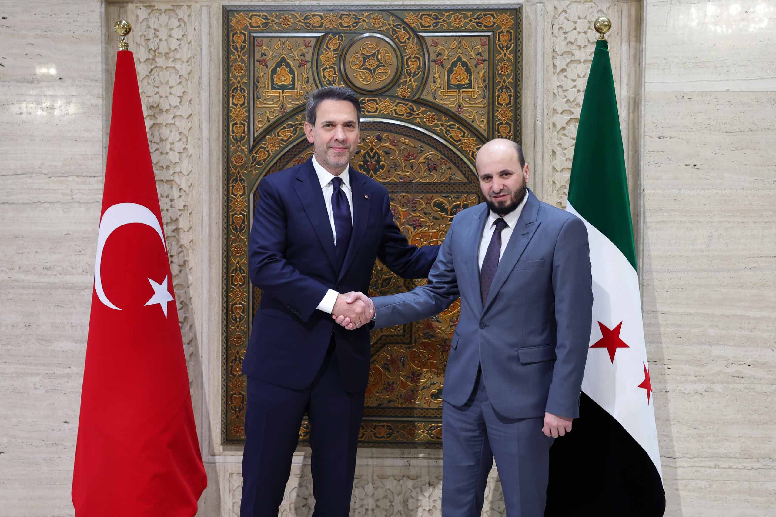 Suriye Cumhurbaşkanı Şara Bakan Bayraktarı kabul etti