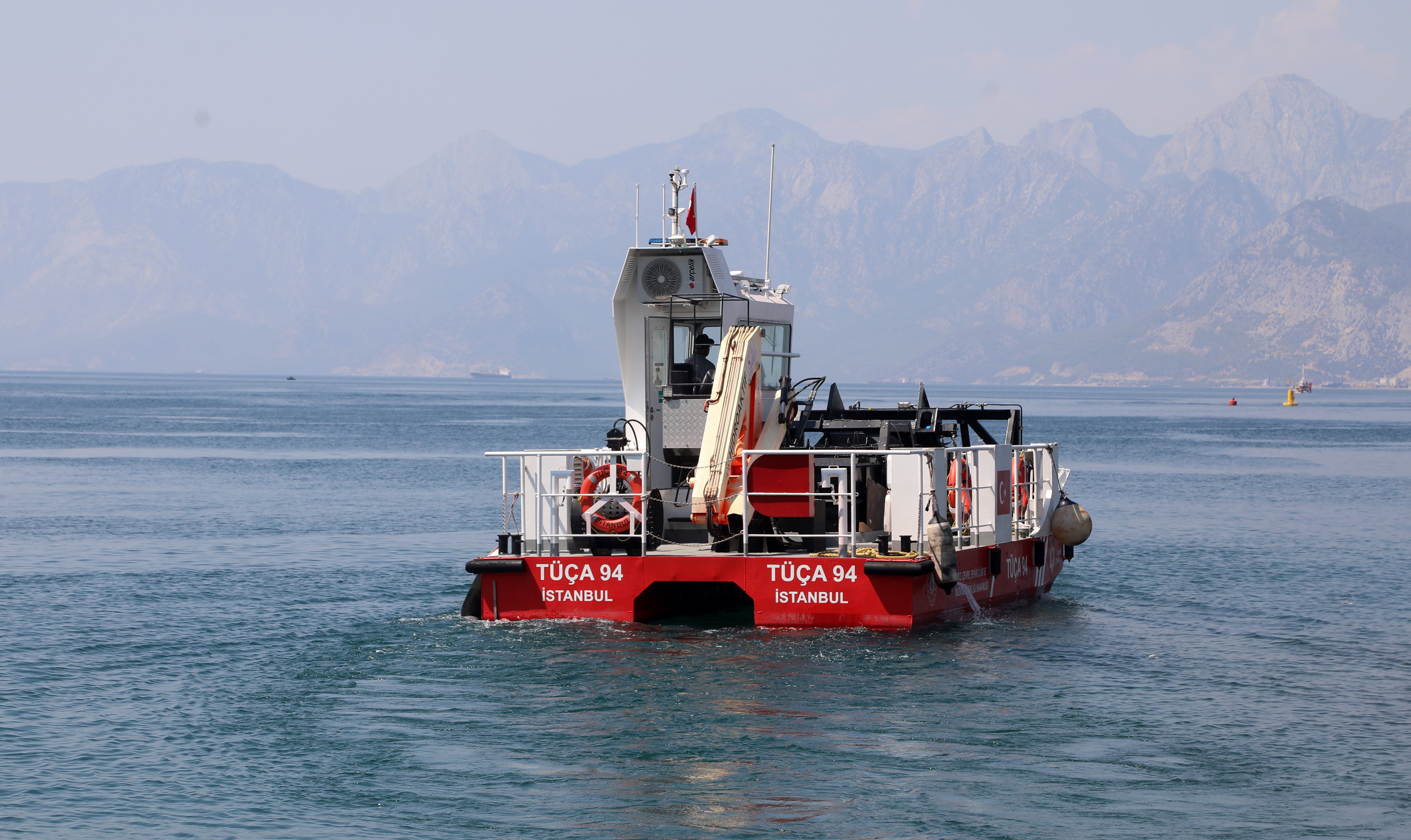 Antalya deniz süpürgesi atık toplama