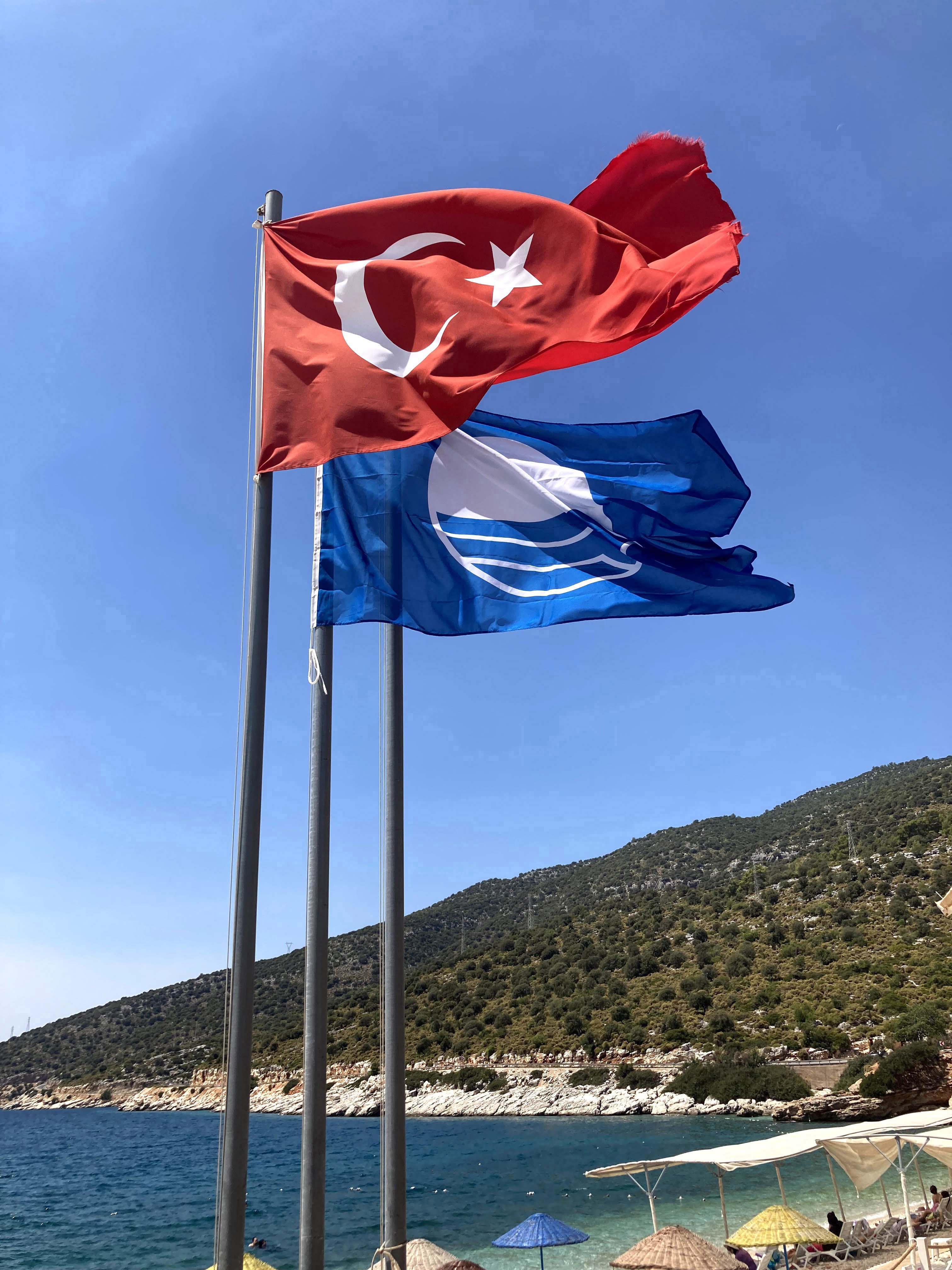 Antalya Sahilleri Mavi Bayrak