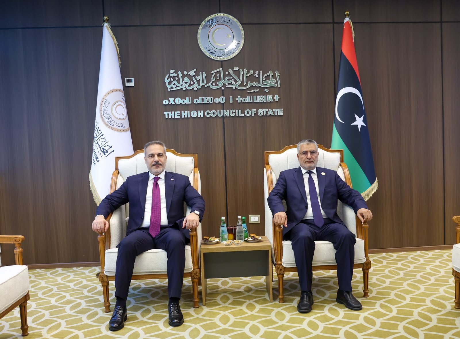 Dışişleri Bakanı Hakan Fidan, Libya Yüksek Devlet Konseyi Başkanı Takala ile bir araya geldi
