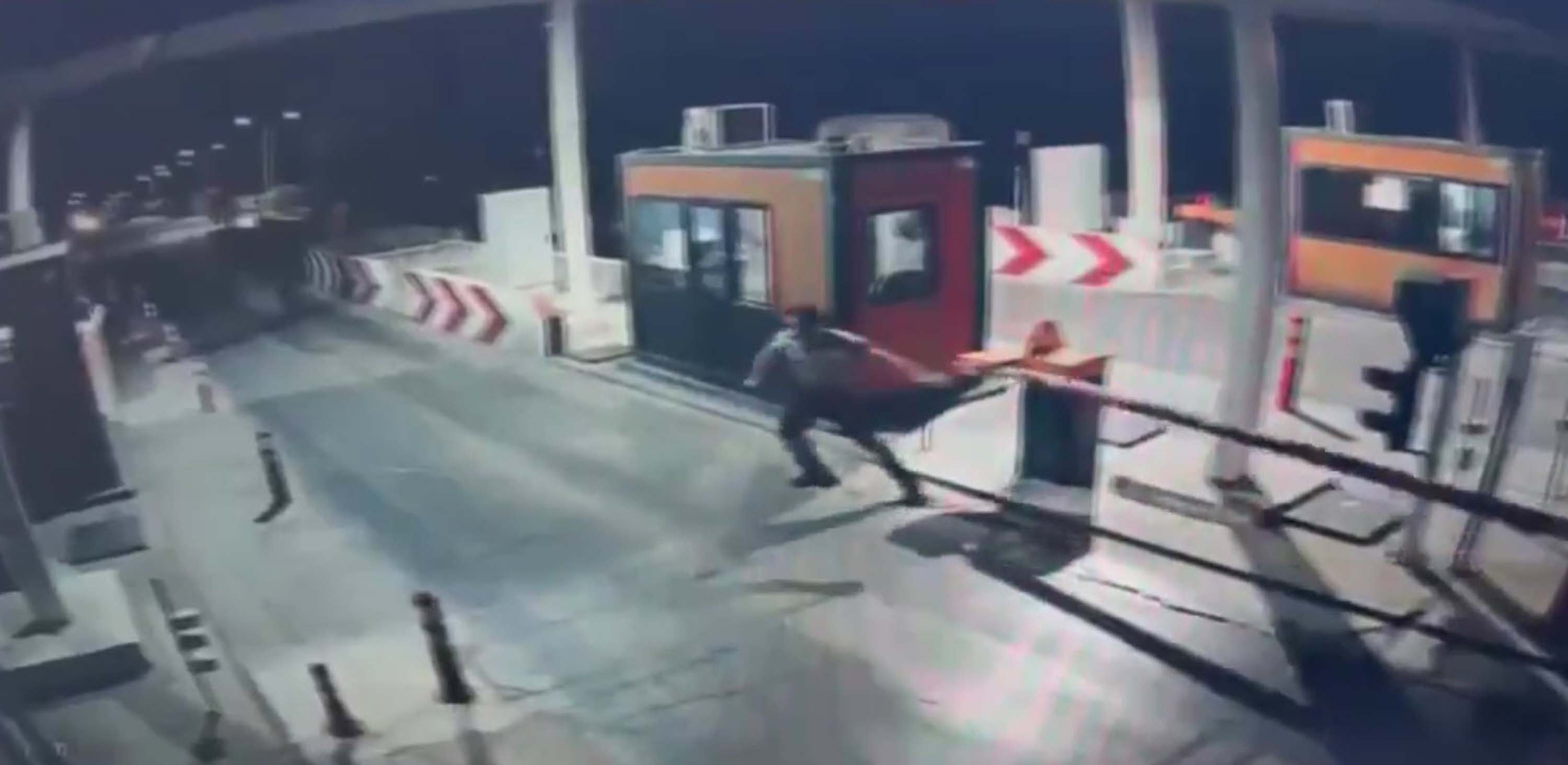 Göcek Tüneli güvenlik kamerası görüntüsü