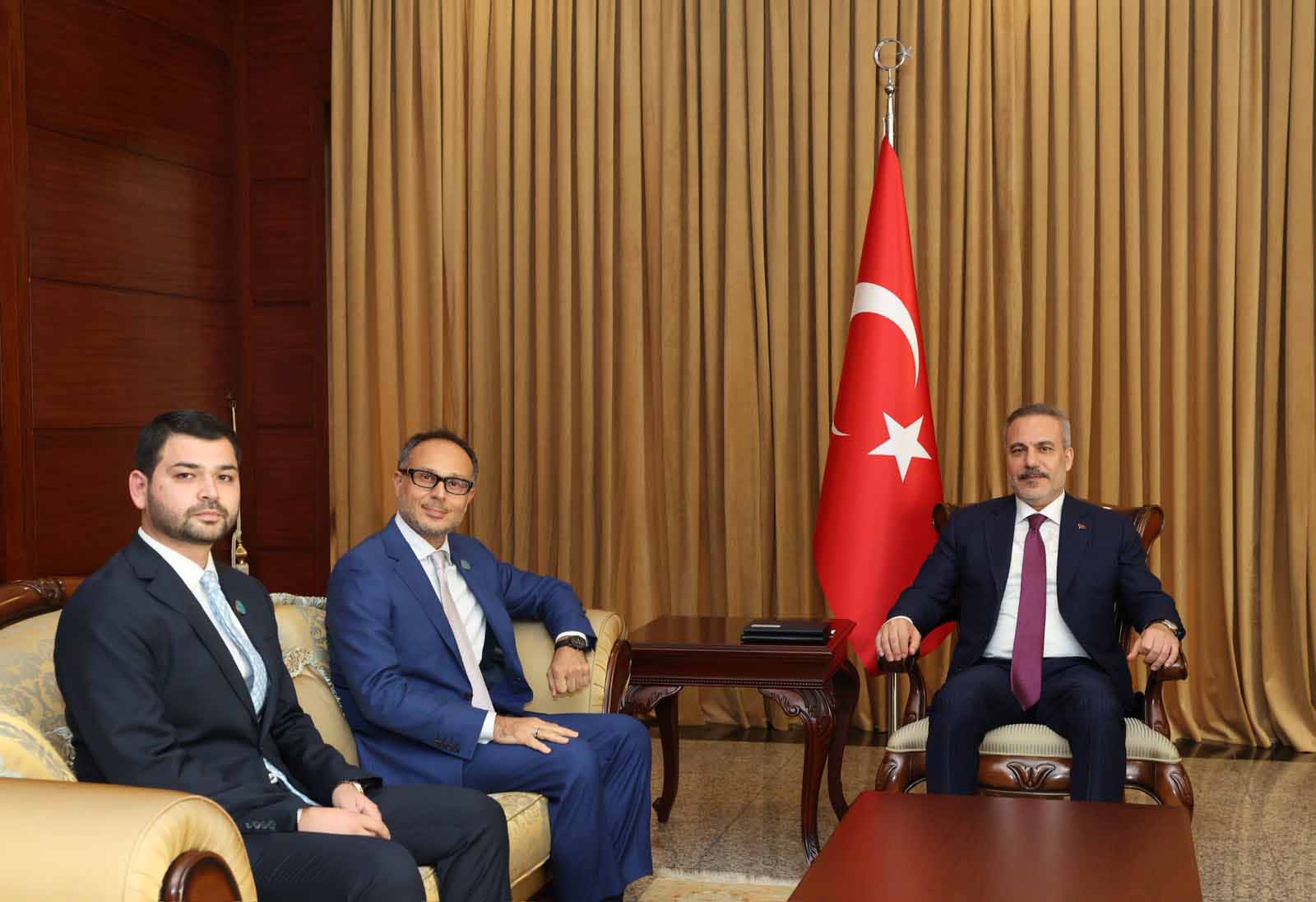 Dışişleri Bakanı Hakan Fidan, TÜRKPA Genel Sekreteri Ramil Hasan