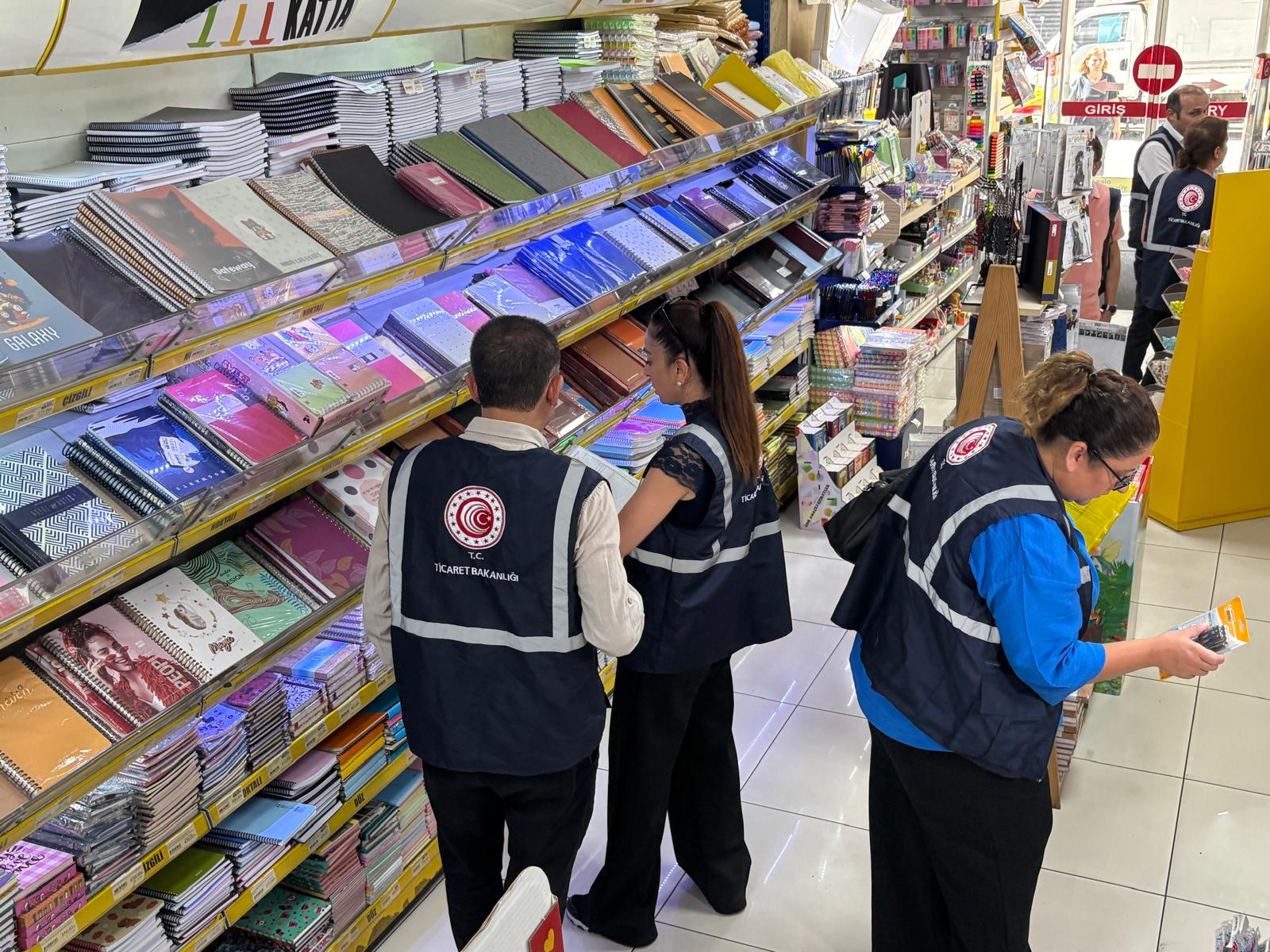 Kırtasiye ürünleri denetimi