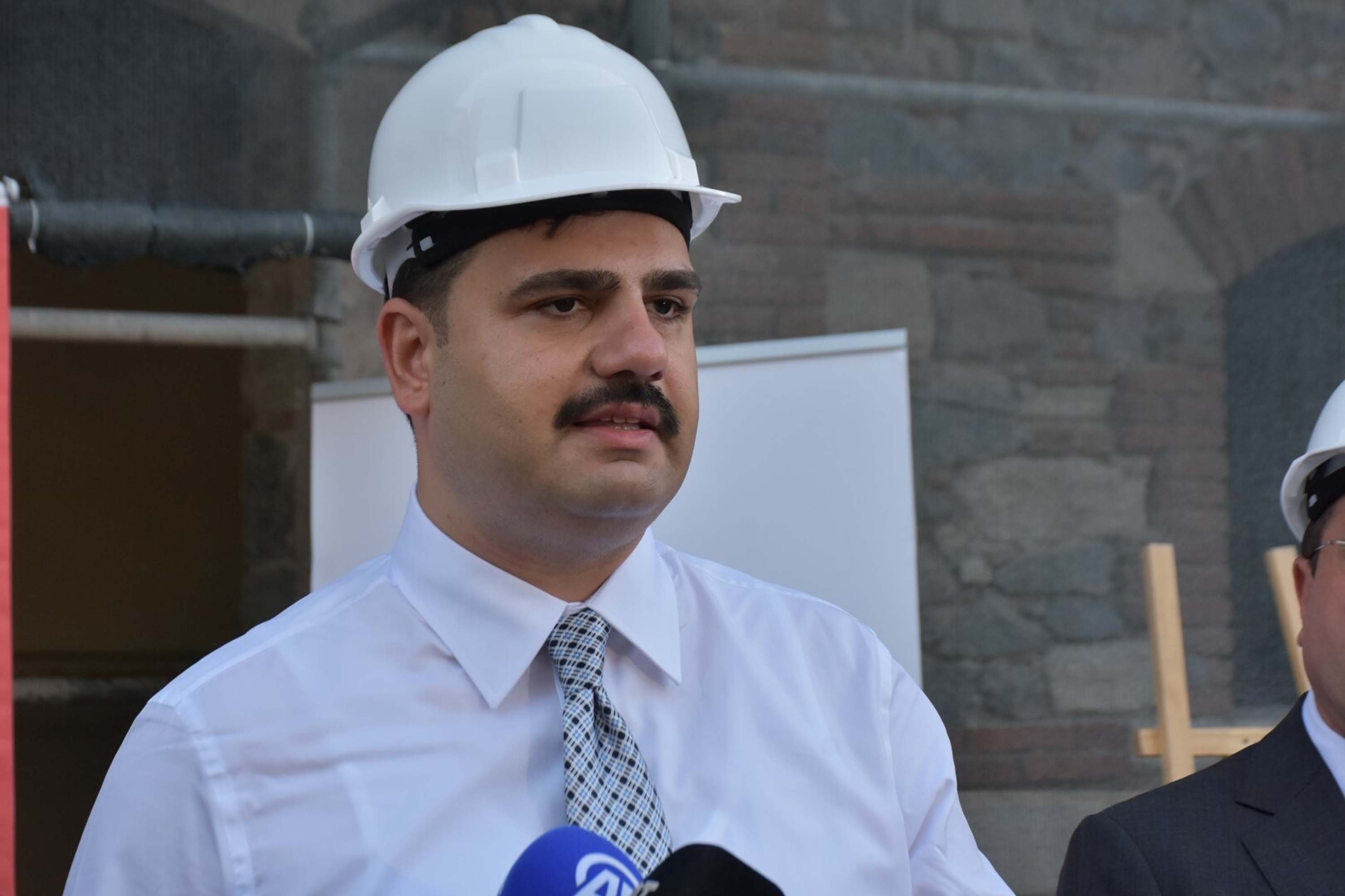 AK Parti Genel Sekreteri Eyyüp Kadir İnan Tarihi Un Fabrikası restorasyon incelemesi