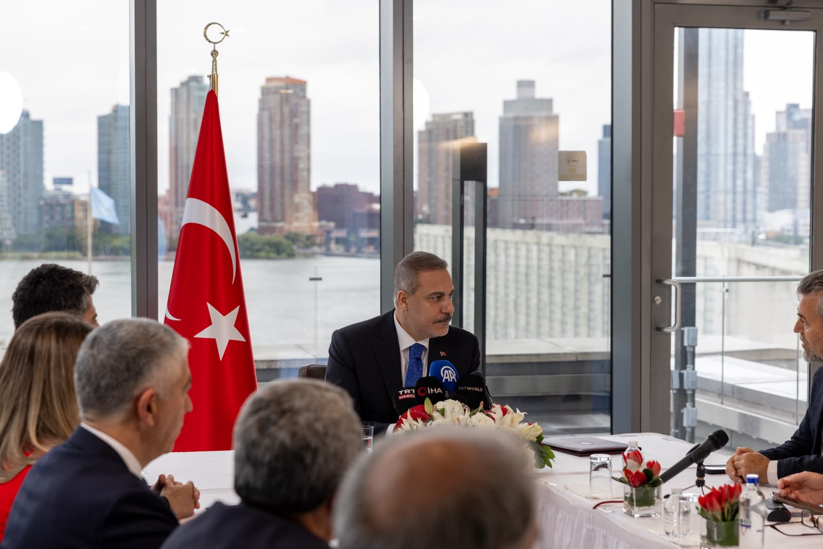 Bakan Fidan, BM 81. Genel Kurulu sonrası basın açıklaması gerçekleştirdi