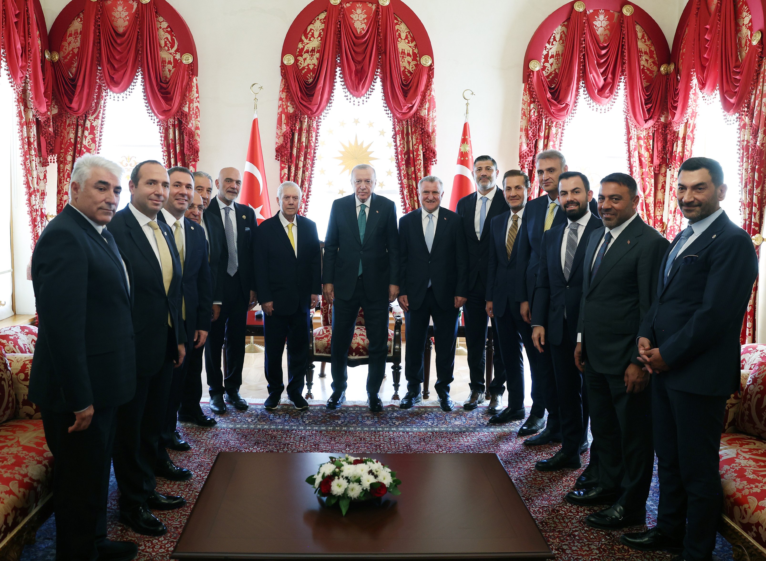 Cumhurbaşkanı Erdoğan, spor kulübü başkanlarını kabul etti