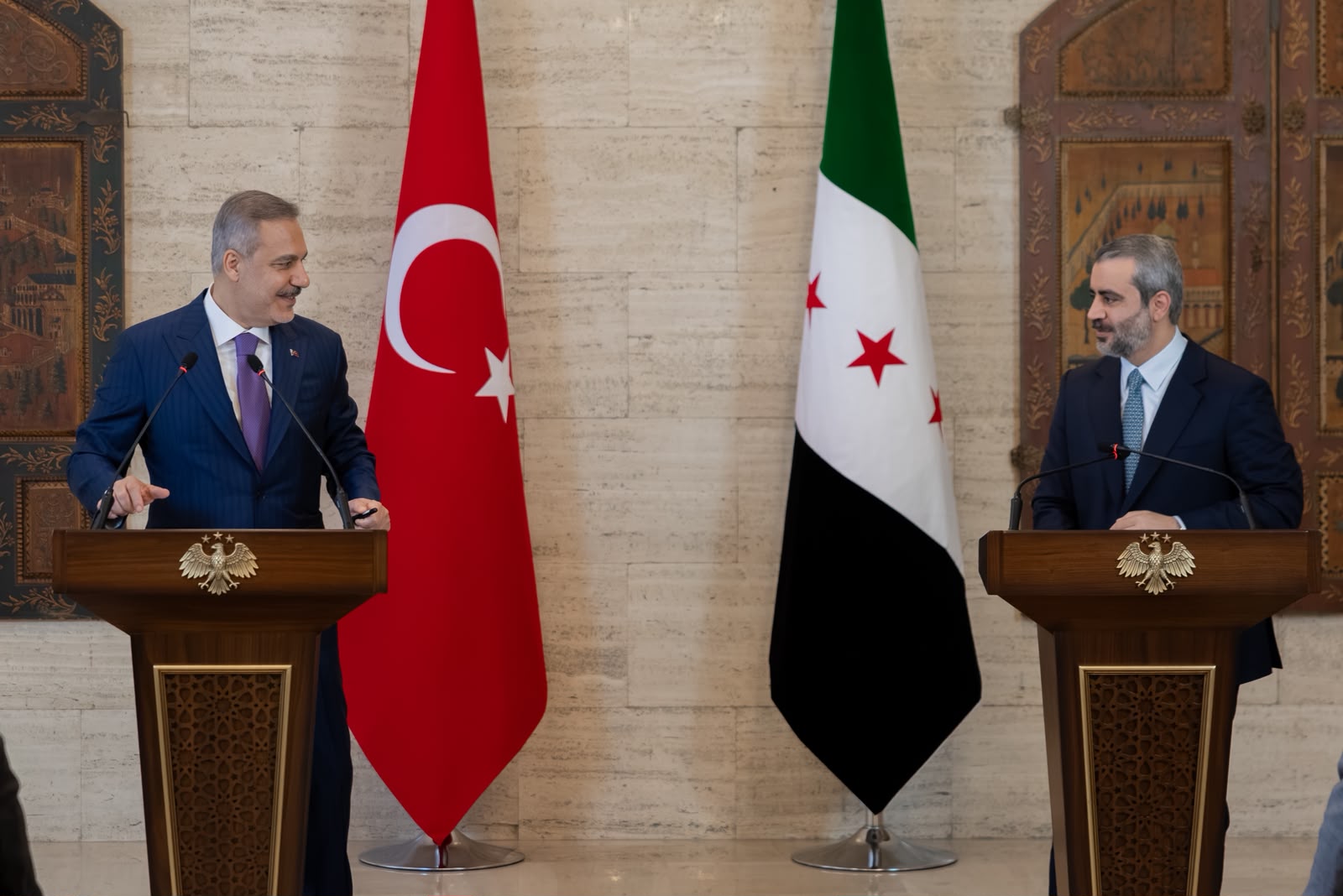 Dışişleri Bakanı Hakan Fidan Suriyeli mevkidaşı Şeybani ile görüştü