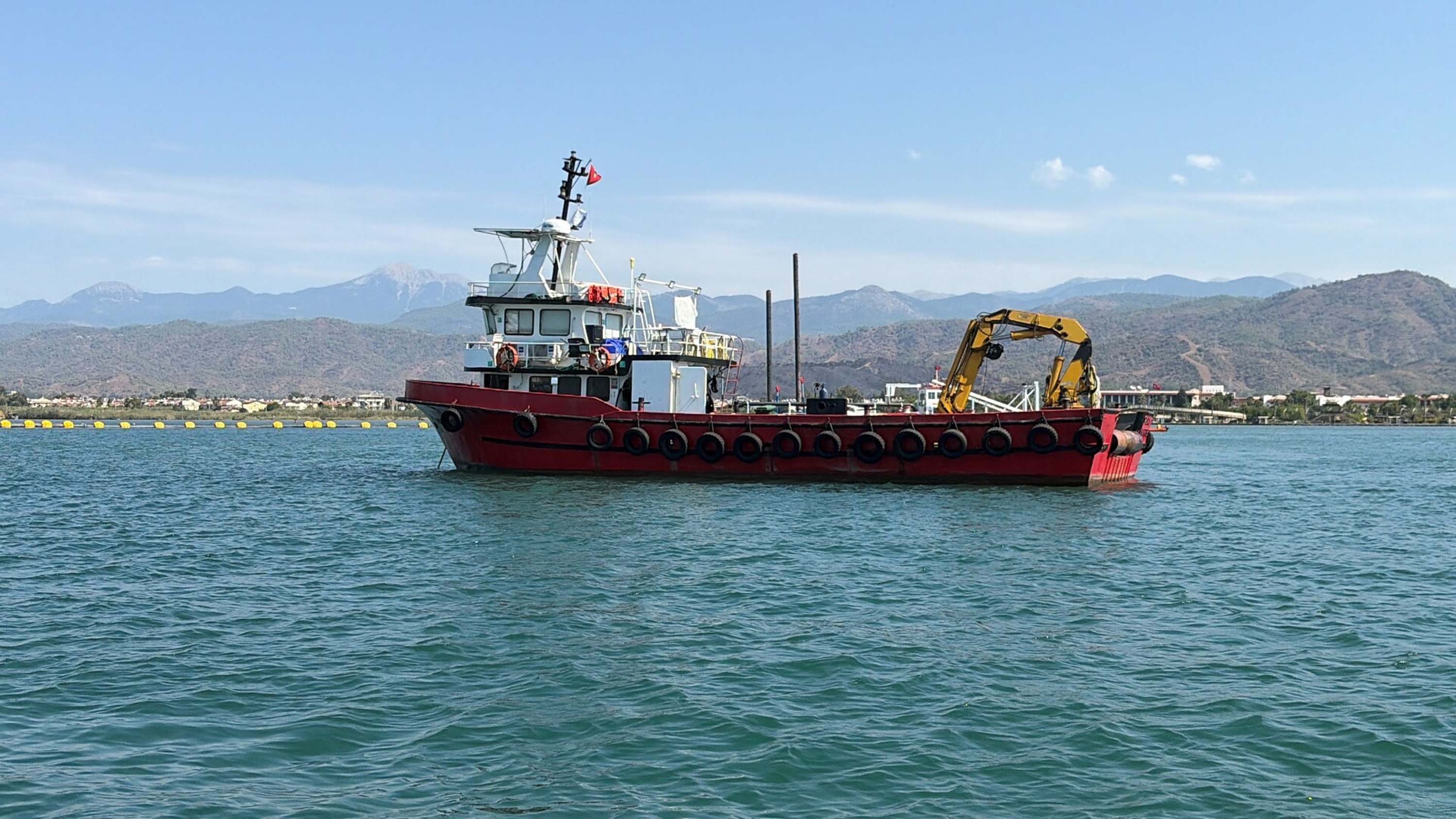 Fethiye Körfezi dip çamuru temizliği