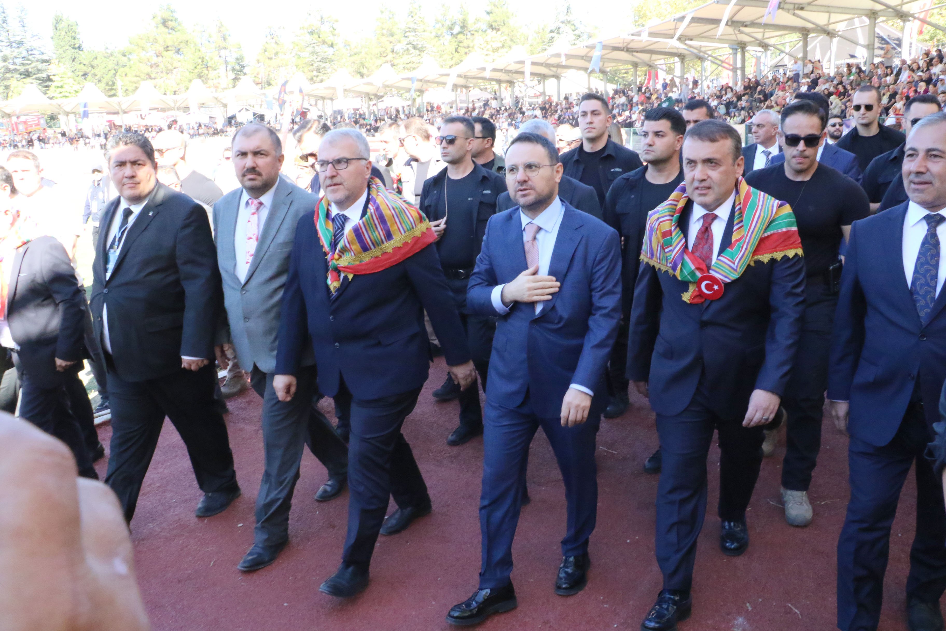 Bakan Gürlek programda konuşma yaparken