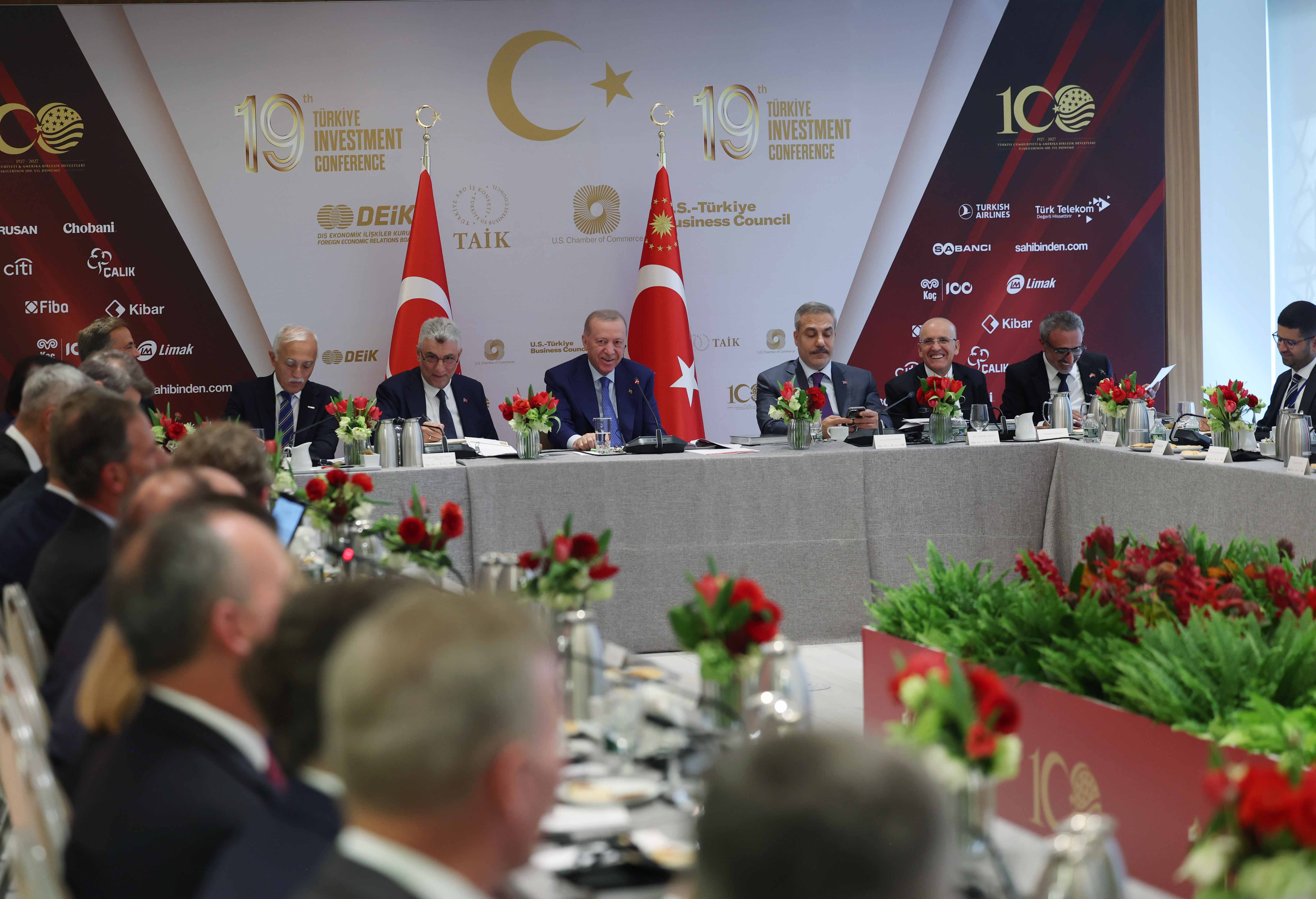 Erdoğan Türk-Amerikan iş dünyası temsilcileriyle buluştu