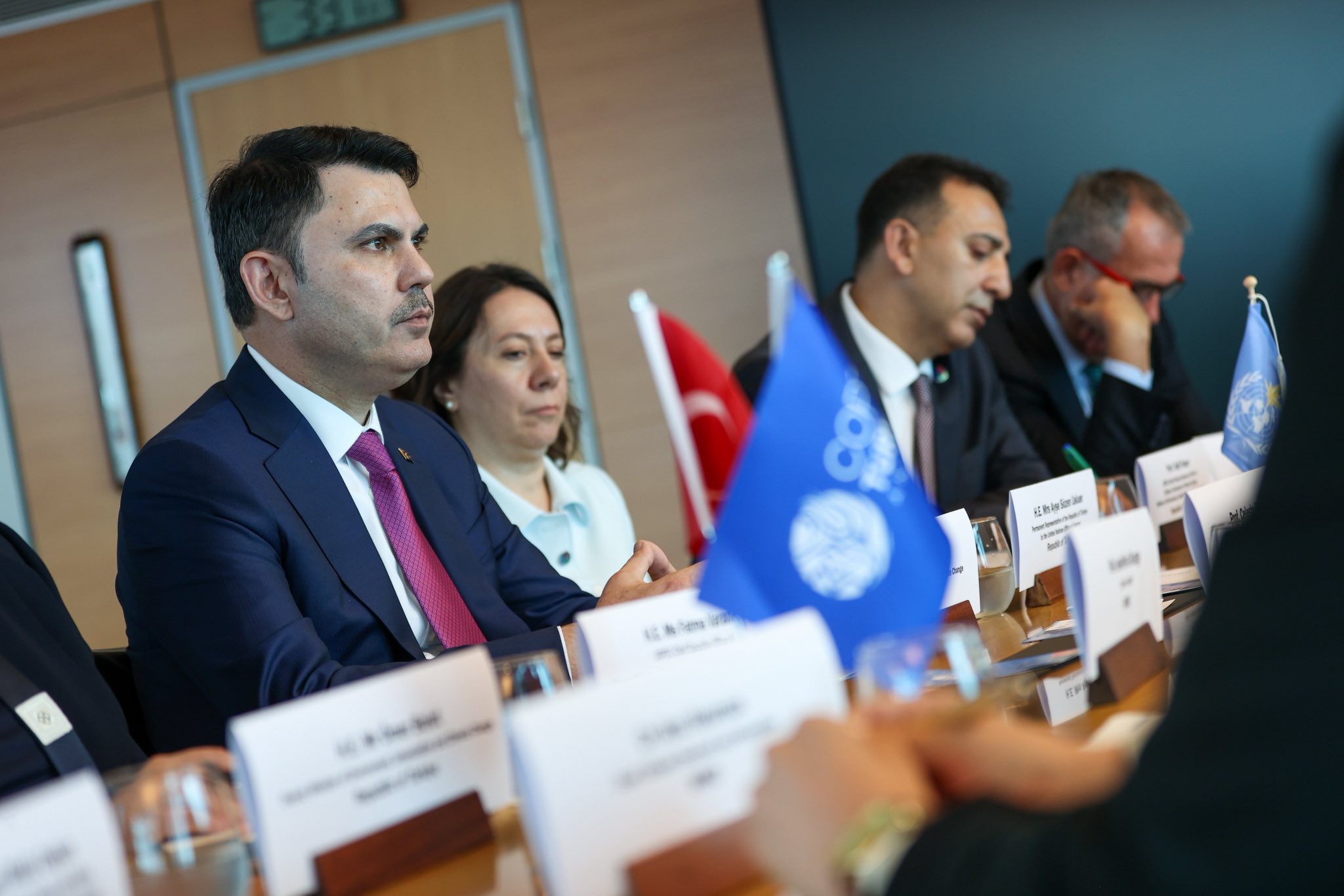 Bakan Kurum ve WMO Genel Sekreteri Saulo iklim görüşmesinde