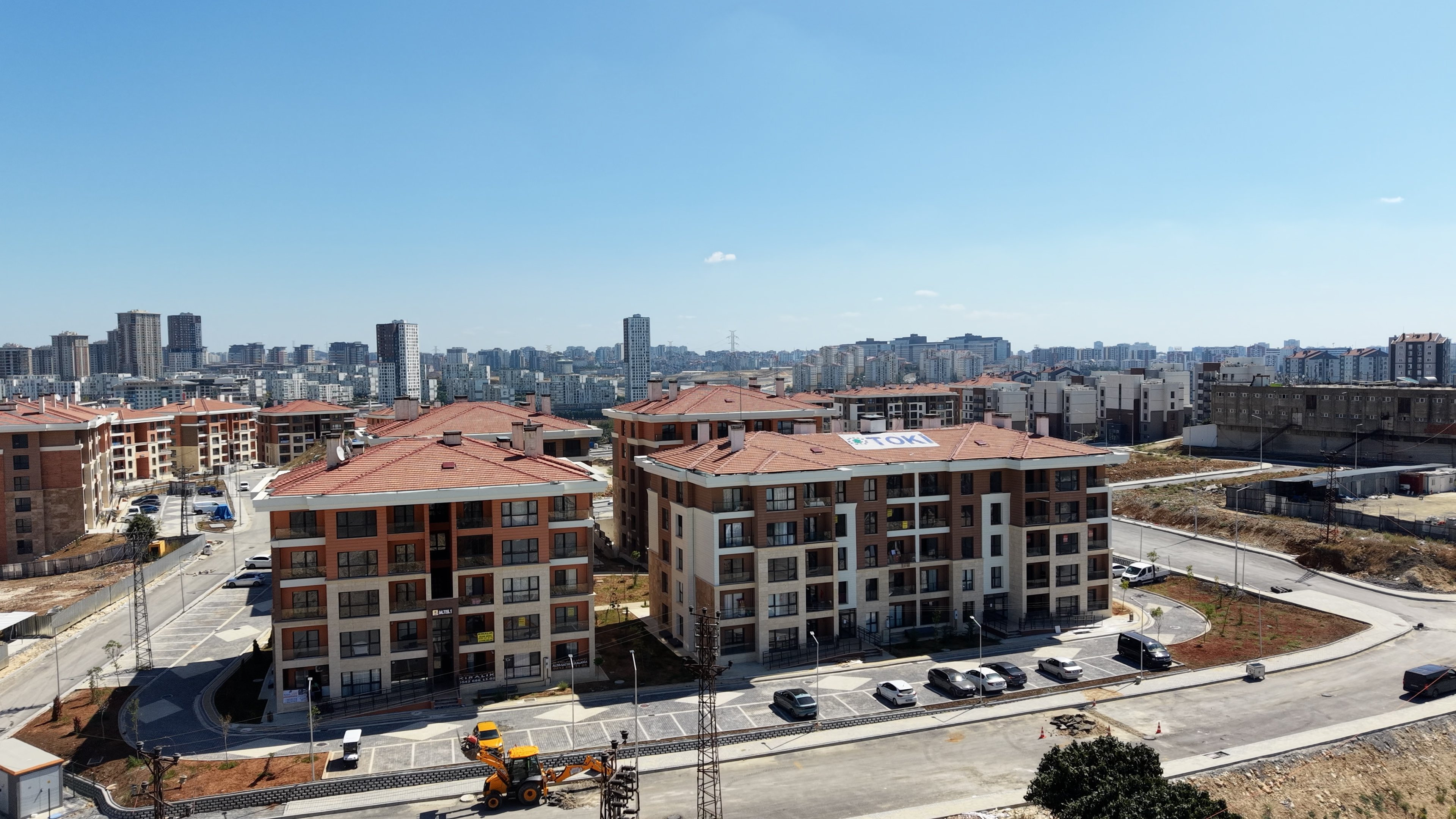 Kiralık sosyal konut projesi kapsamında inşa edilen konutlar