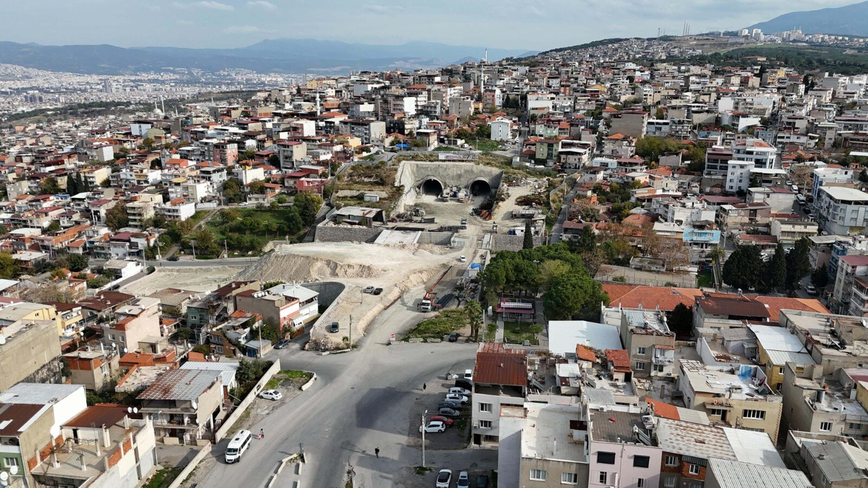Buca Onat Tüneli inşaatı nedeniyle Atamer Mahallesi
