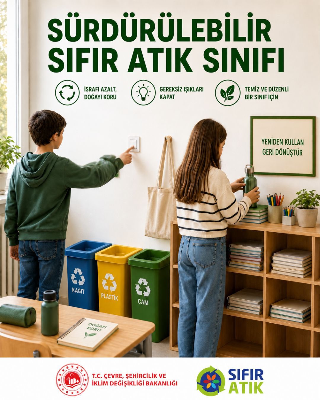 Çevre, Şehircilik ve İklim Değişikliği Bakanlığı Sıfır Atık eğitimleri
