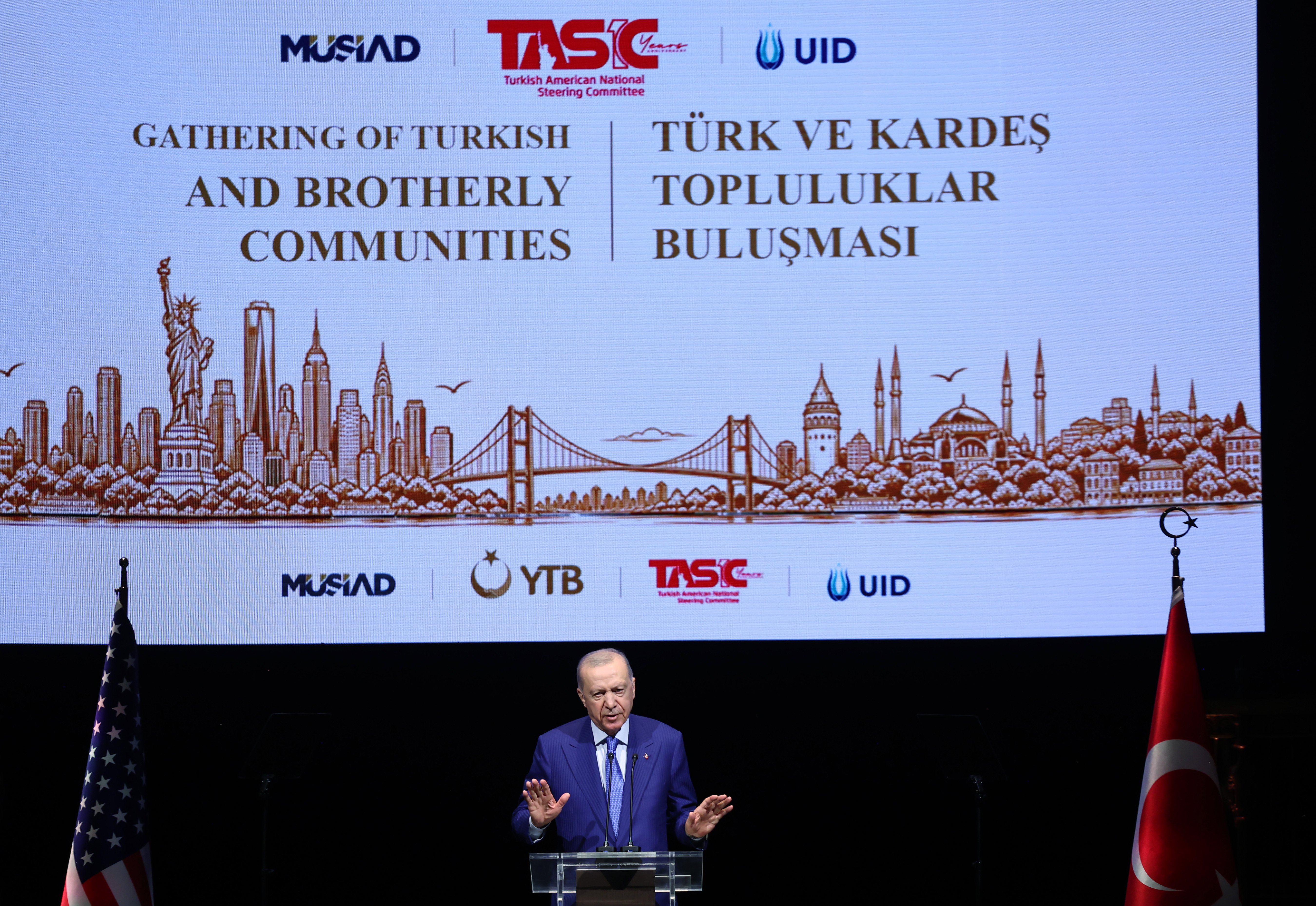 Erdoğan Türk ve Kardeş Toplulukları Buluşması