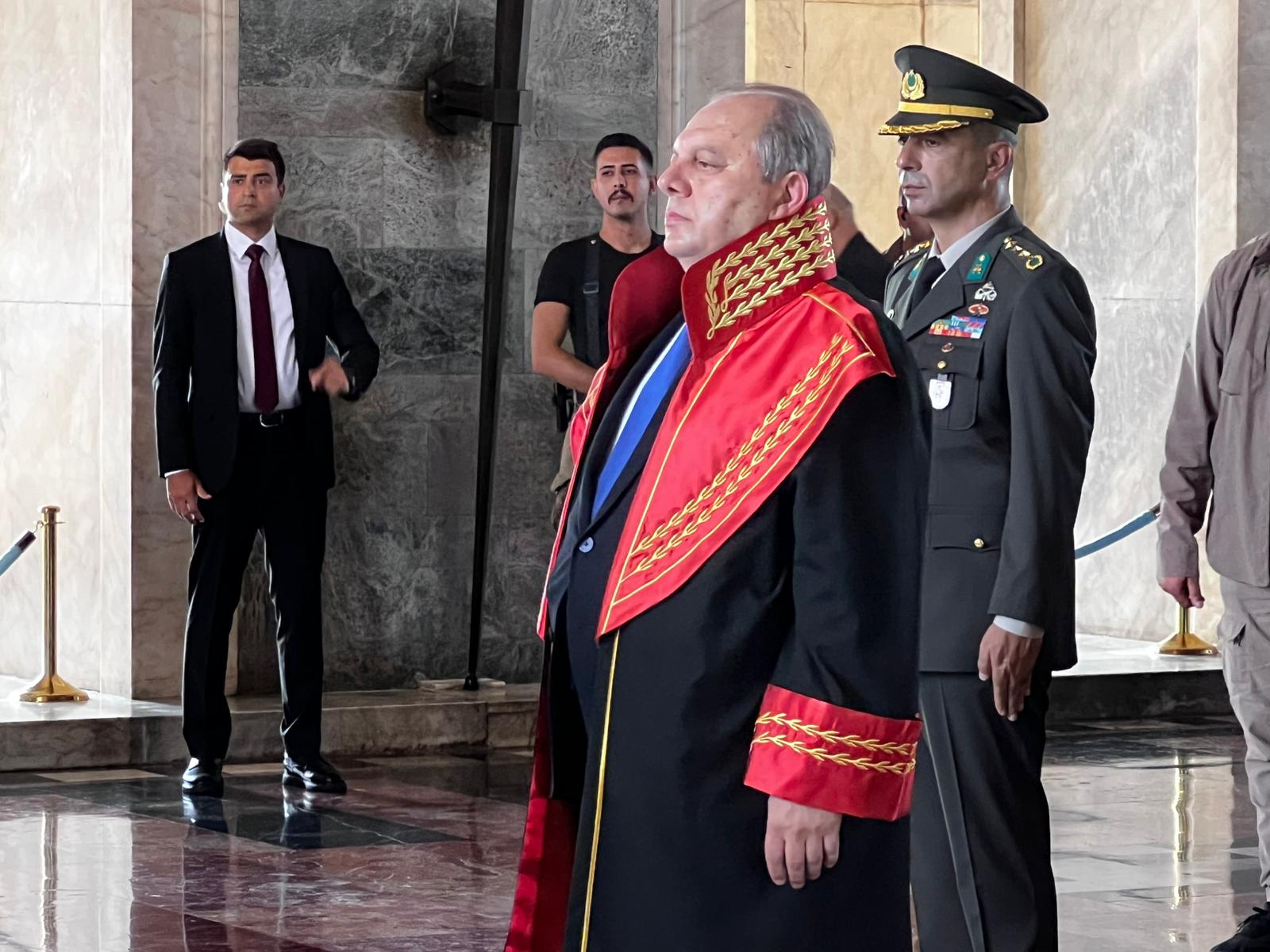 Yargıtay Başkanı Ömer Kerkez Anıtkabir ziyareti