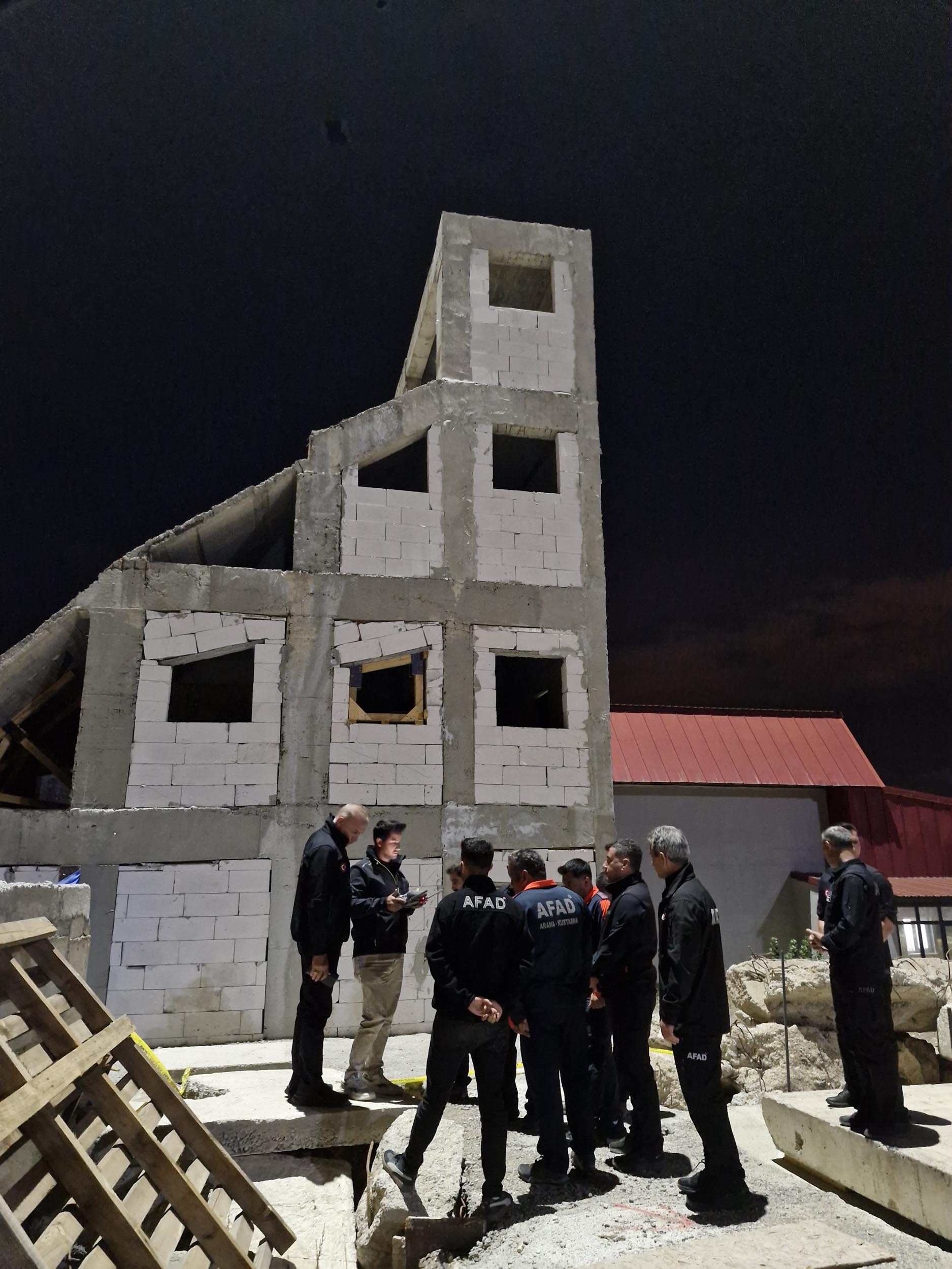 AFAD Erzurum enkaz alanı eğitimi