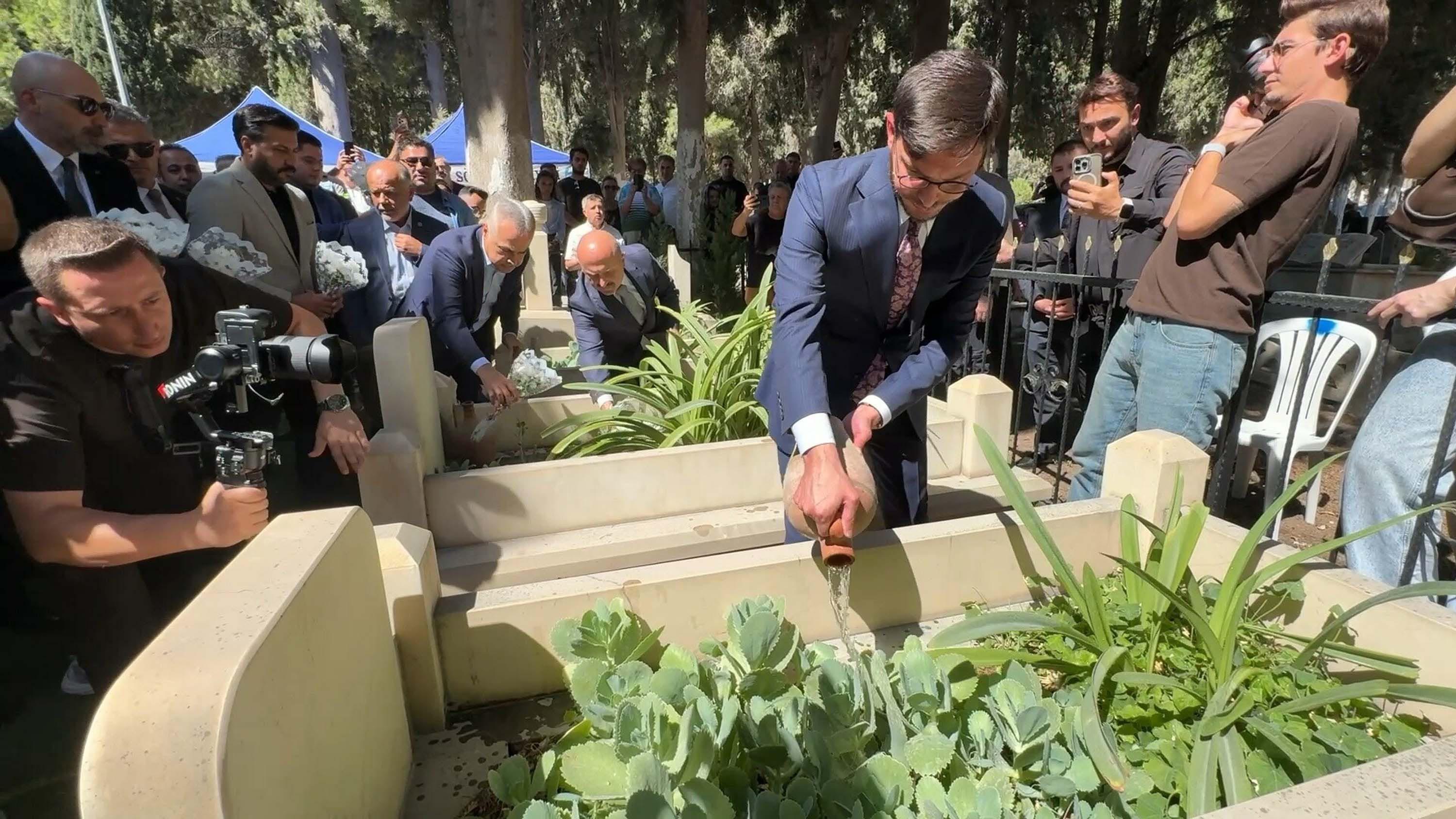 Recep Yazıcıoğlu mezarı başında anma