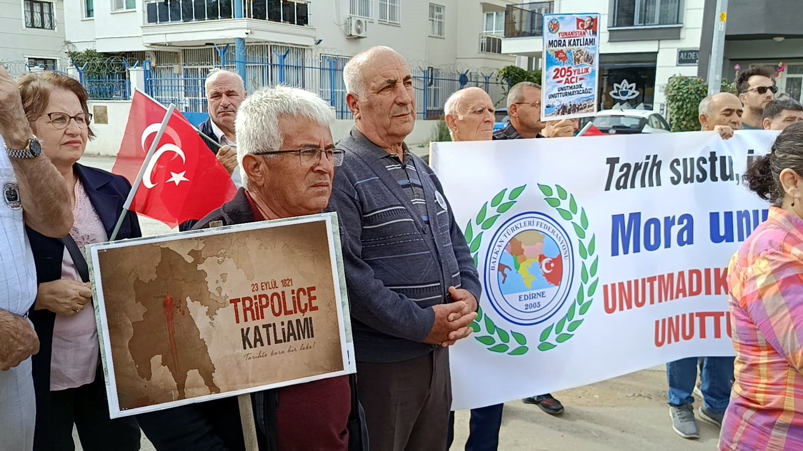 Mora Katliamı anma programında konuşmalar yapıldı