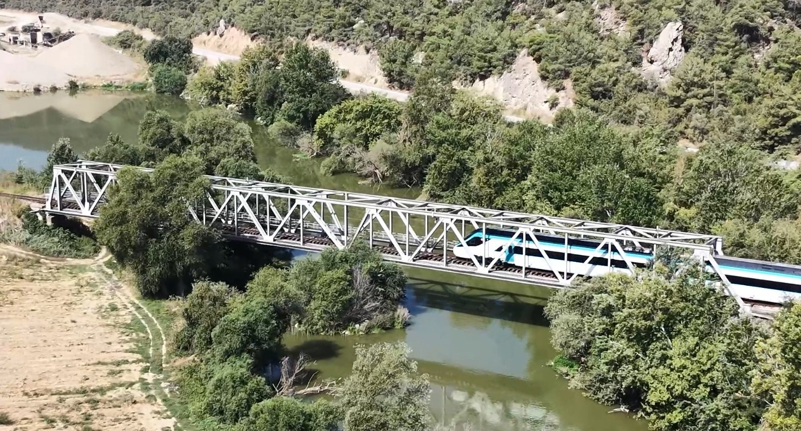 Milli elektrikli hızlı tren iç mekan