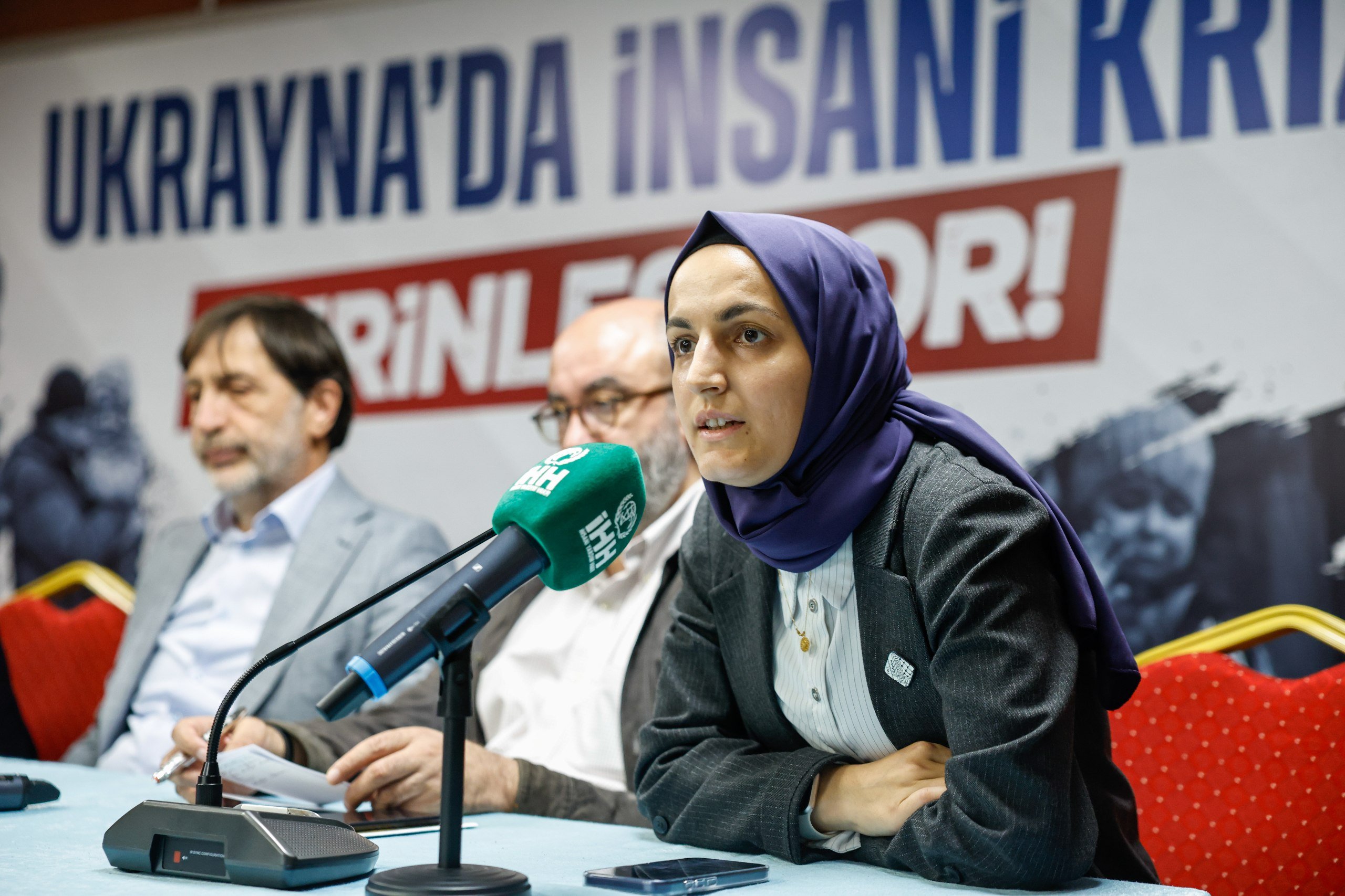 İHH İnsani Yardım Vakfı basın toplantısı