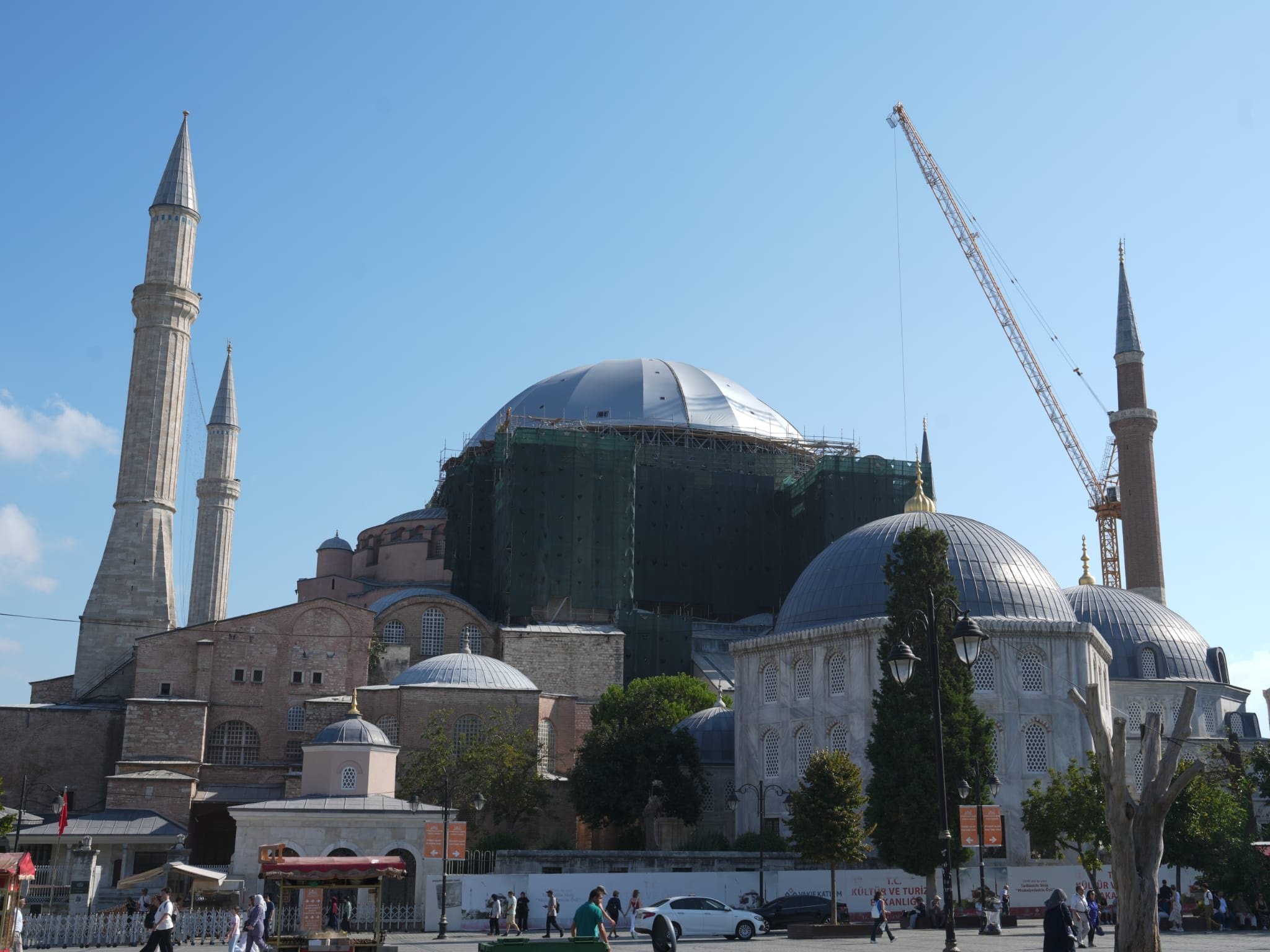 Ayasofya restorasyon çalışmaları