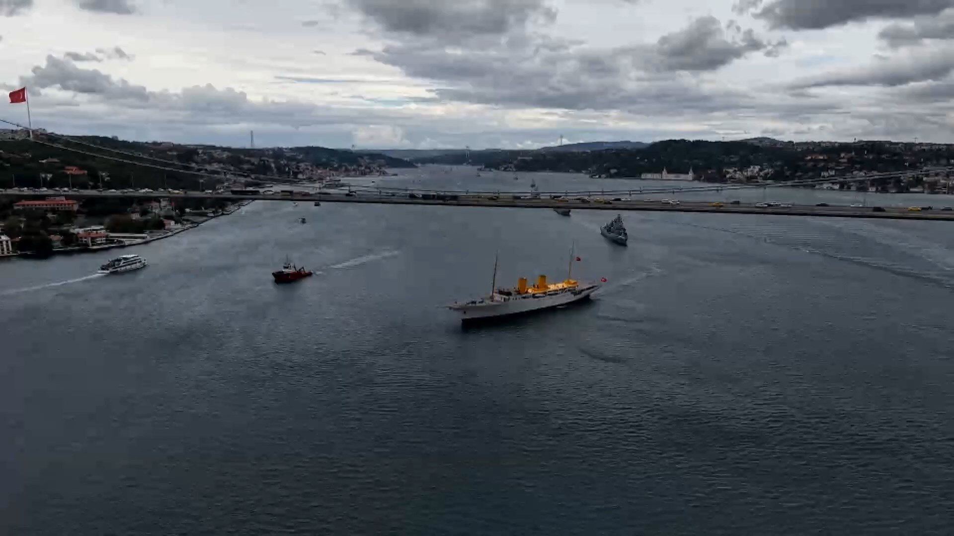 Kuzey Deniz Saha Komutanı Koramiral Ramazan Özoğul tören anı