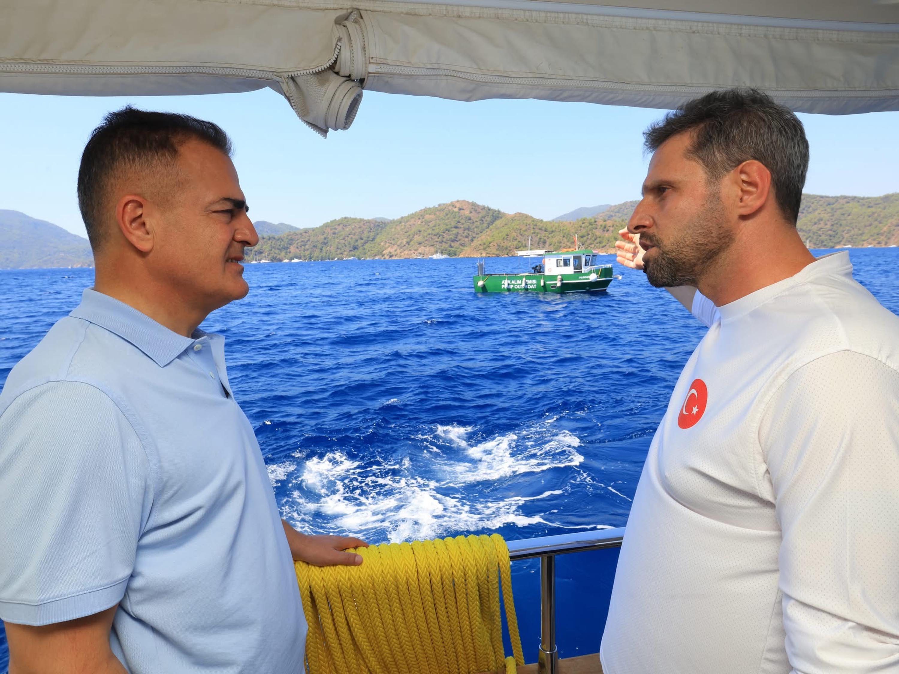 DERİA tarafından yürütülen deniz temizlik çalışmaları
