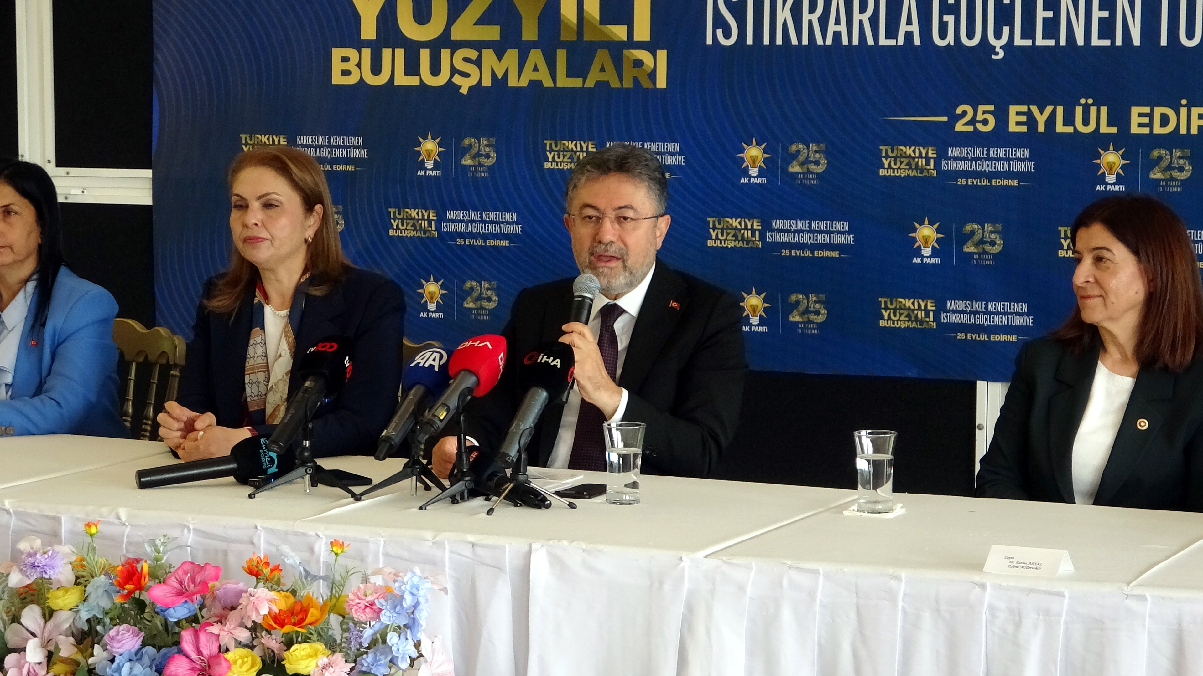 Tarım ve Orman Bakanı İbrahim Yumaklı konuşma yapıyor