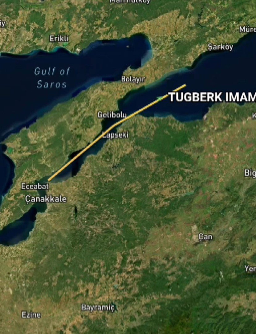 Silivri açıklarında kaza yapan 2 geminin manevraları radara yansıdı
