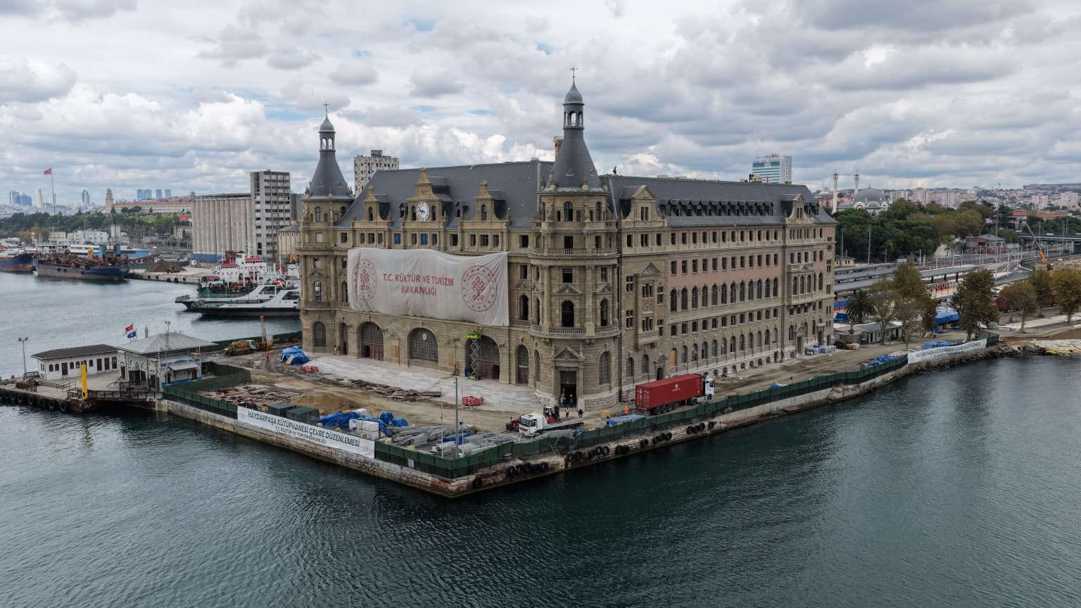 Haydarpaşa Garı güçlendirme çalışmaları