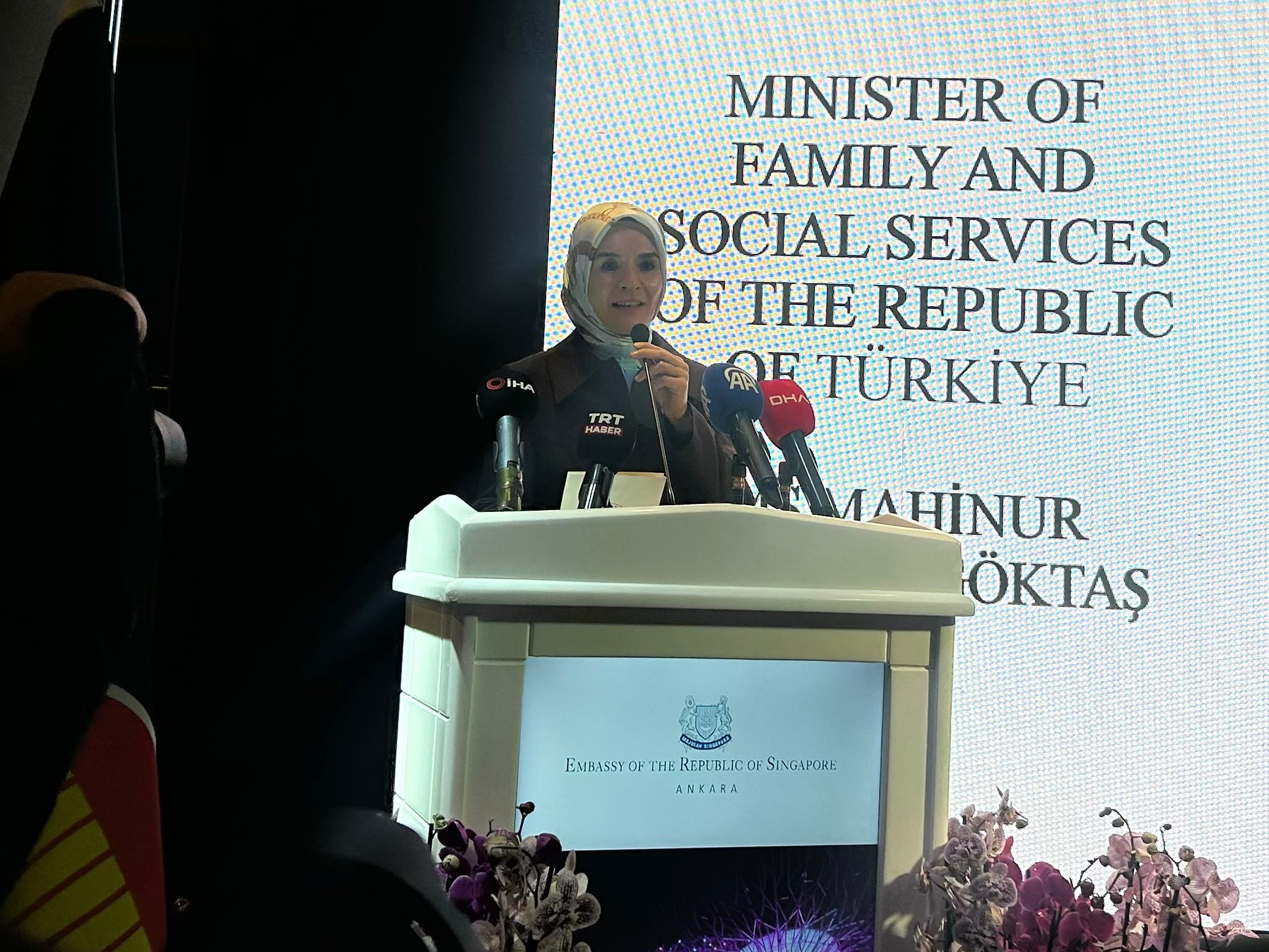 Bakan Göktaş Singapur ilişkileri konuşması