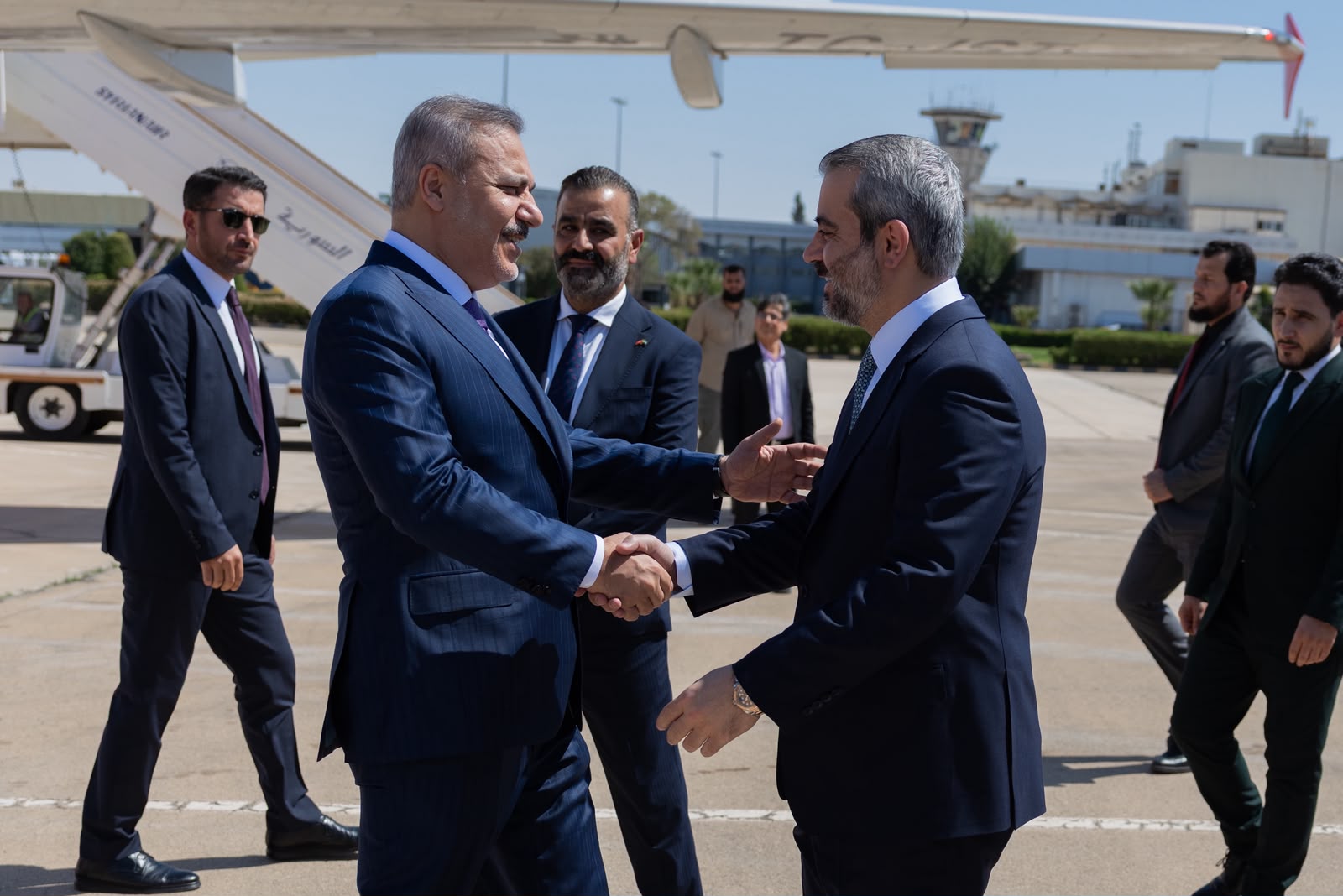 Hakan Fidan ve Esad Hasan Şeybani