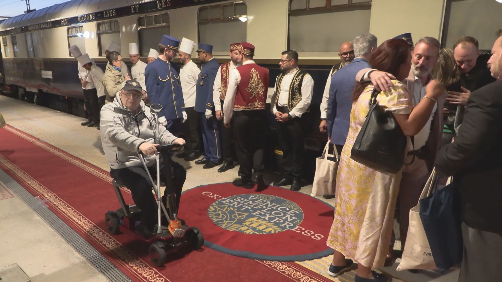 Orient Express treni Bakırköy Garından ayrılıyor
