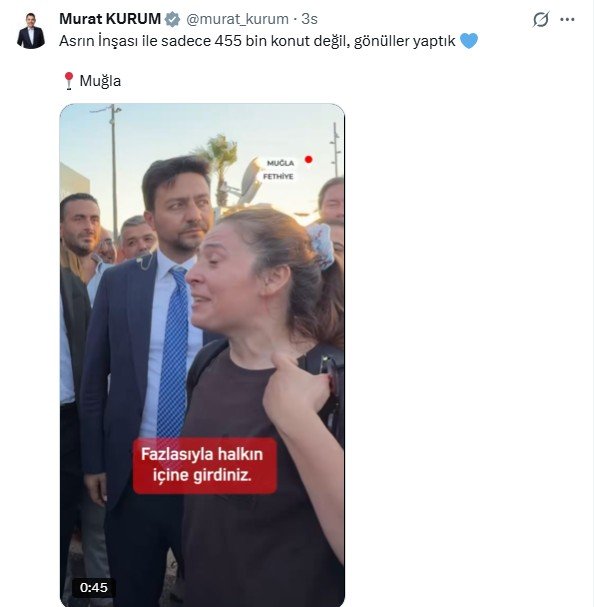 Murat Kurum deprem bölgesi inşaat çalışmaları