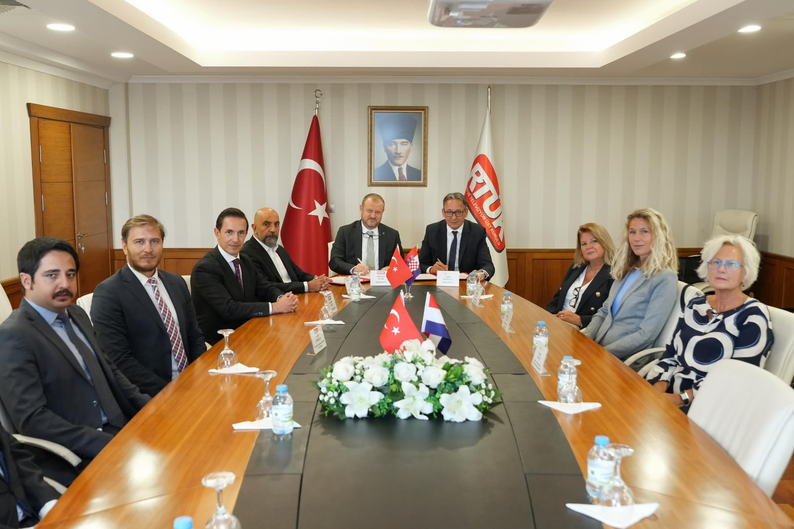 RTÜK ve Hırvatistan AEM arasında imzalanan iş birliği protokolü töreni