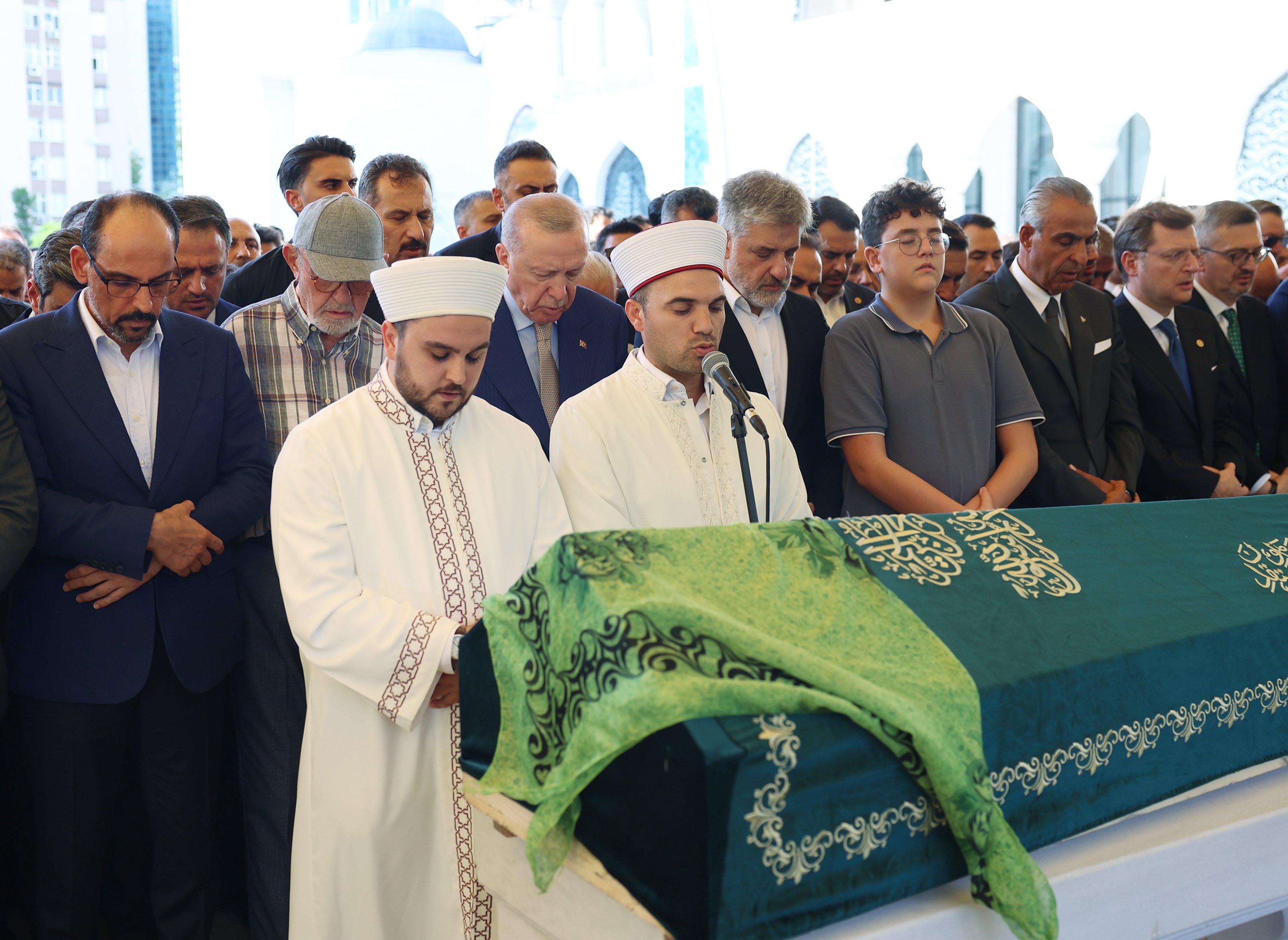 Cumhurbaşkanı Erdoğan cenazede