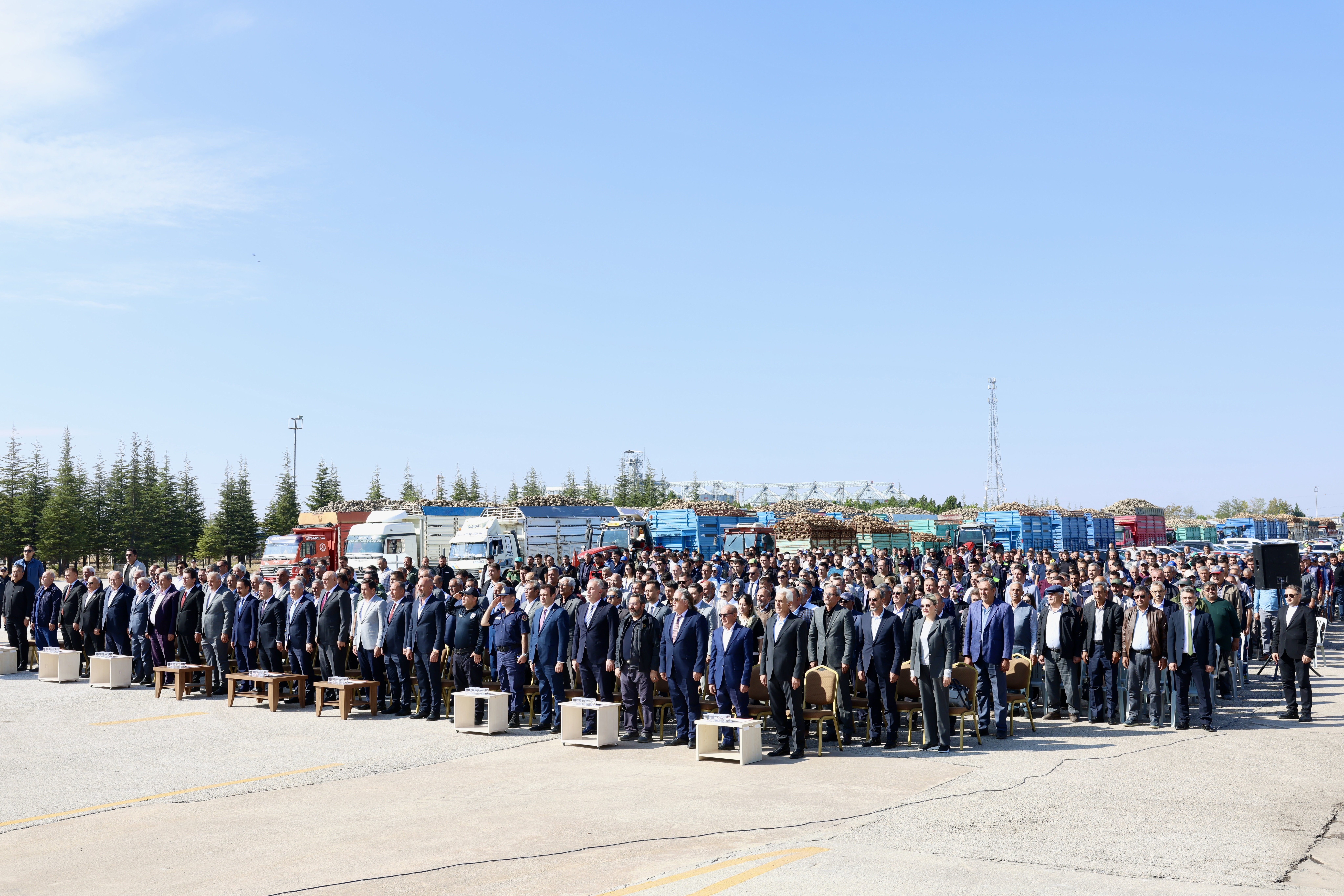 PANKOBİRLİK Genel Başkanı Ramazan Erkoyuncu konuşma yapıyor