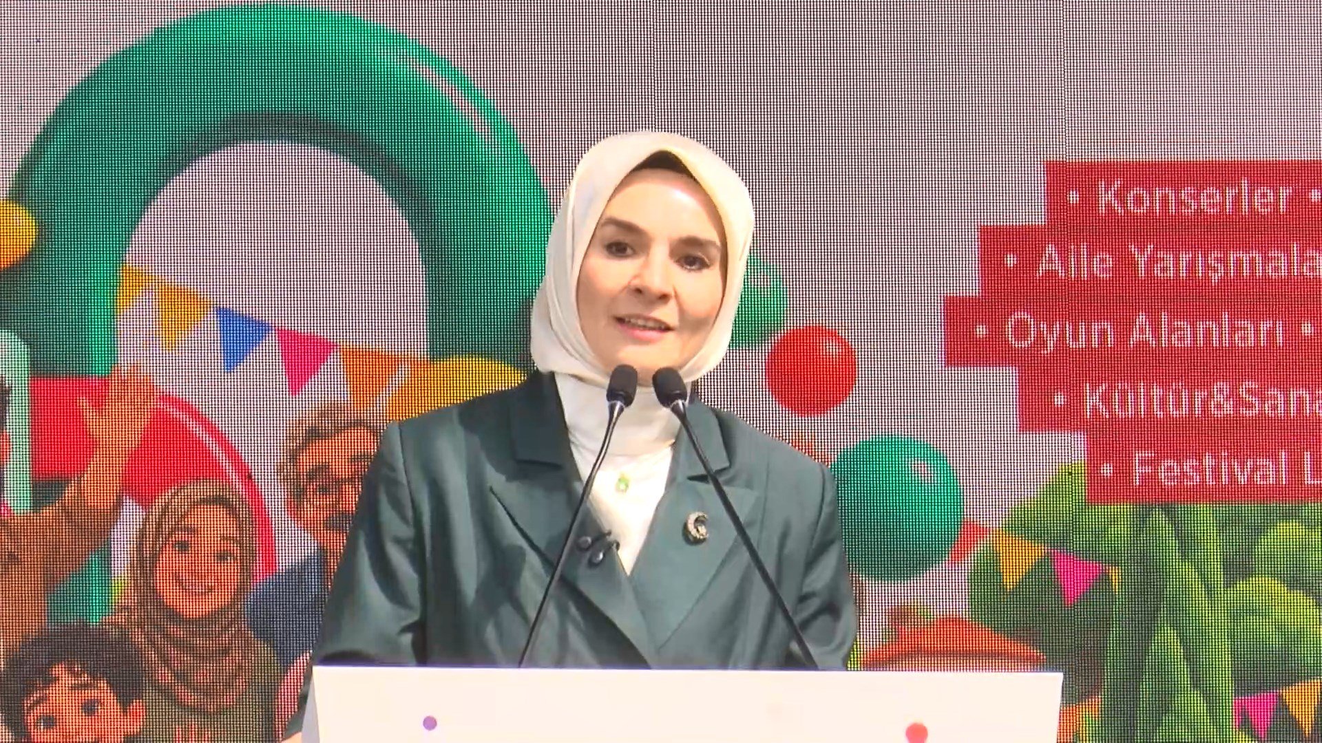 Aile Festivali Bakan Göktaş konuşma