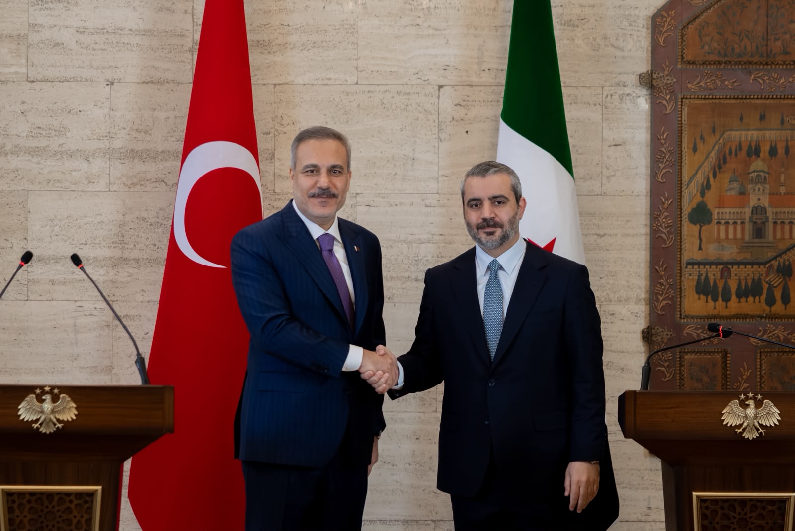Türkiye ve Suriye heyetleri arasındaki görüşme