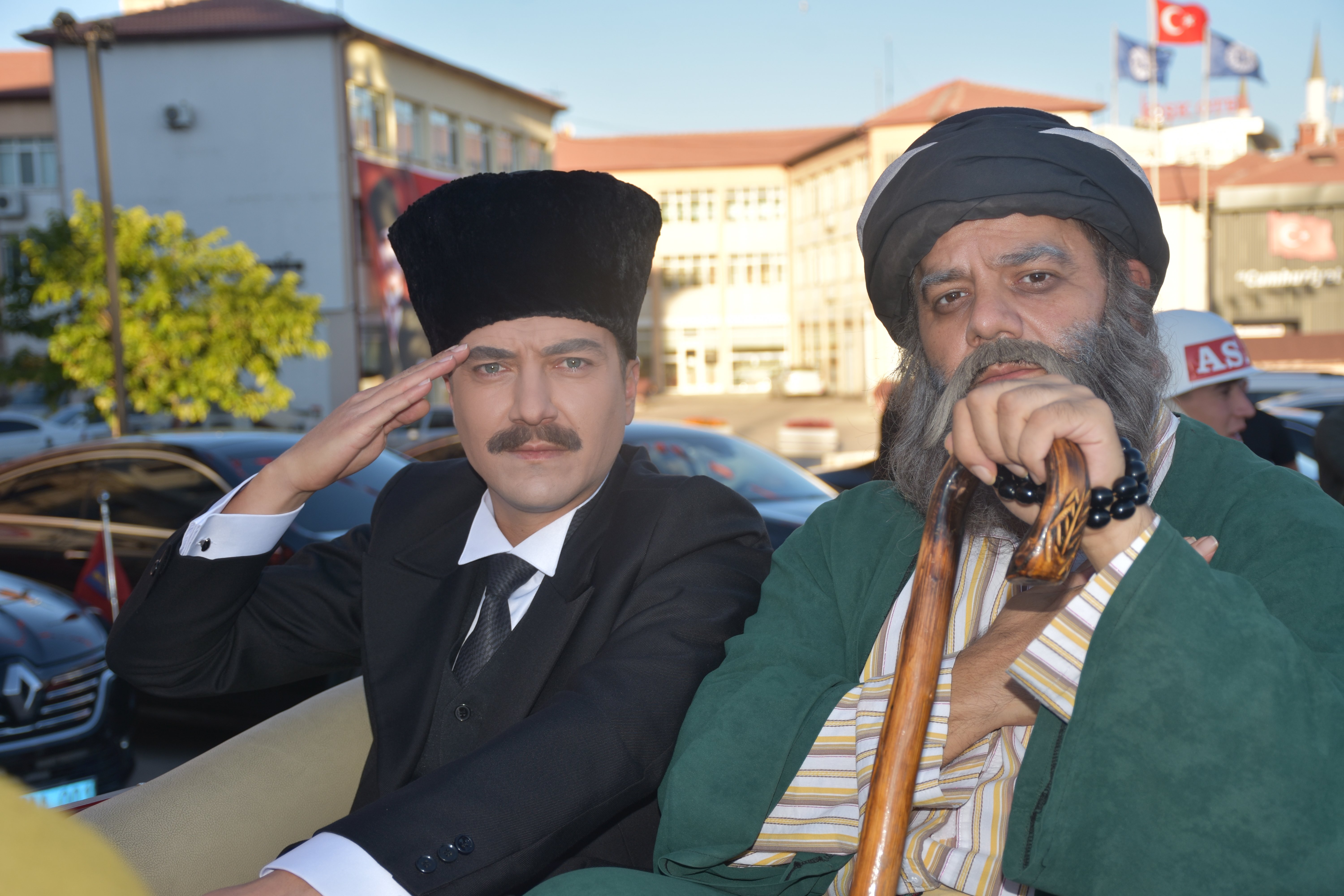 Temsili Atatürk ve Vali Şimşek