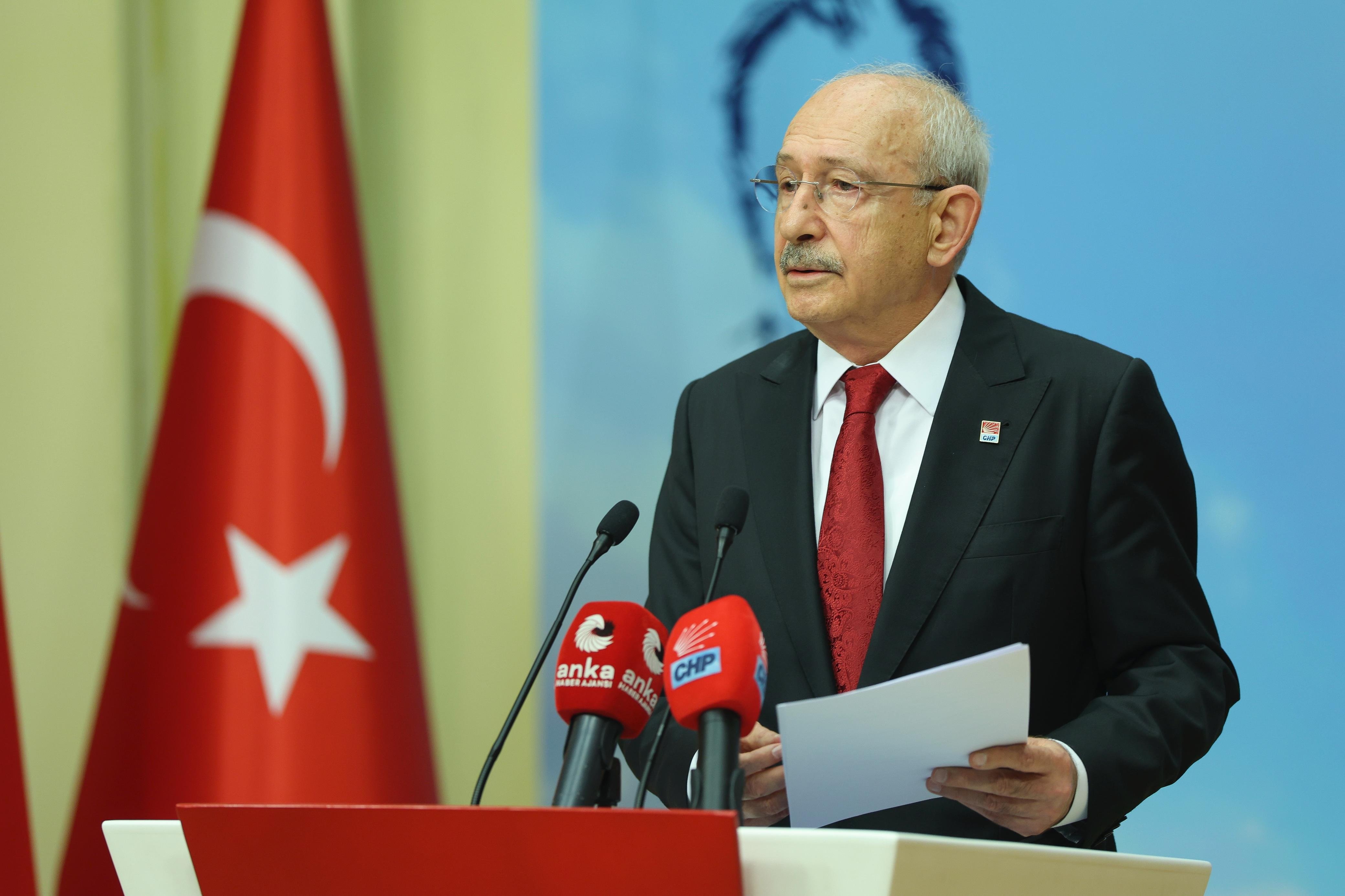 CHP Genel Başkanı Kemal Kılıçdaroğlu basın toplantısında konuştu