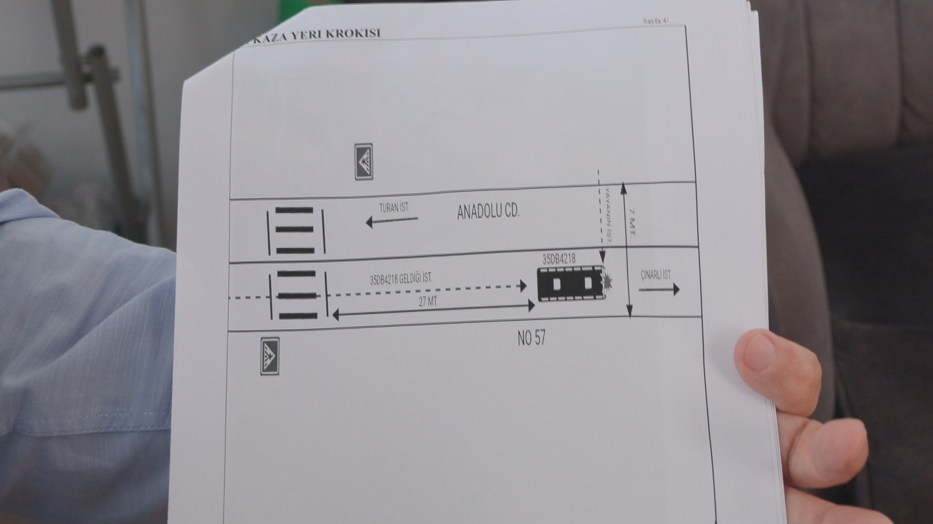 Trafik kaza tutanağı hatalı düzenlendi