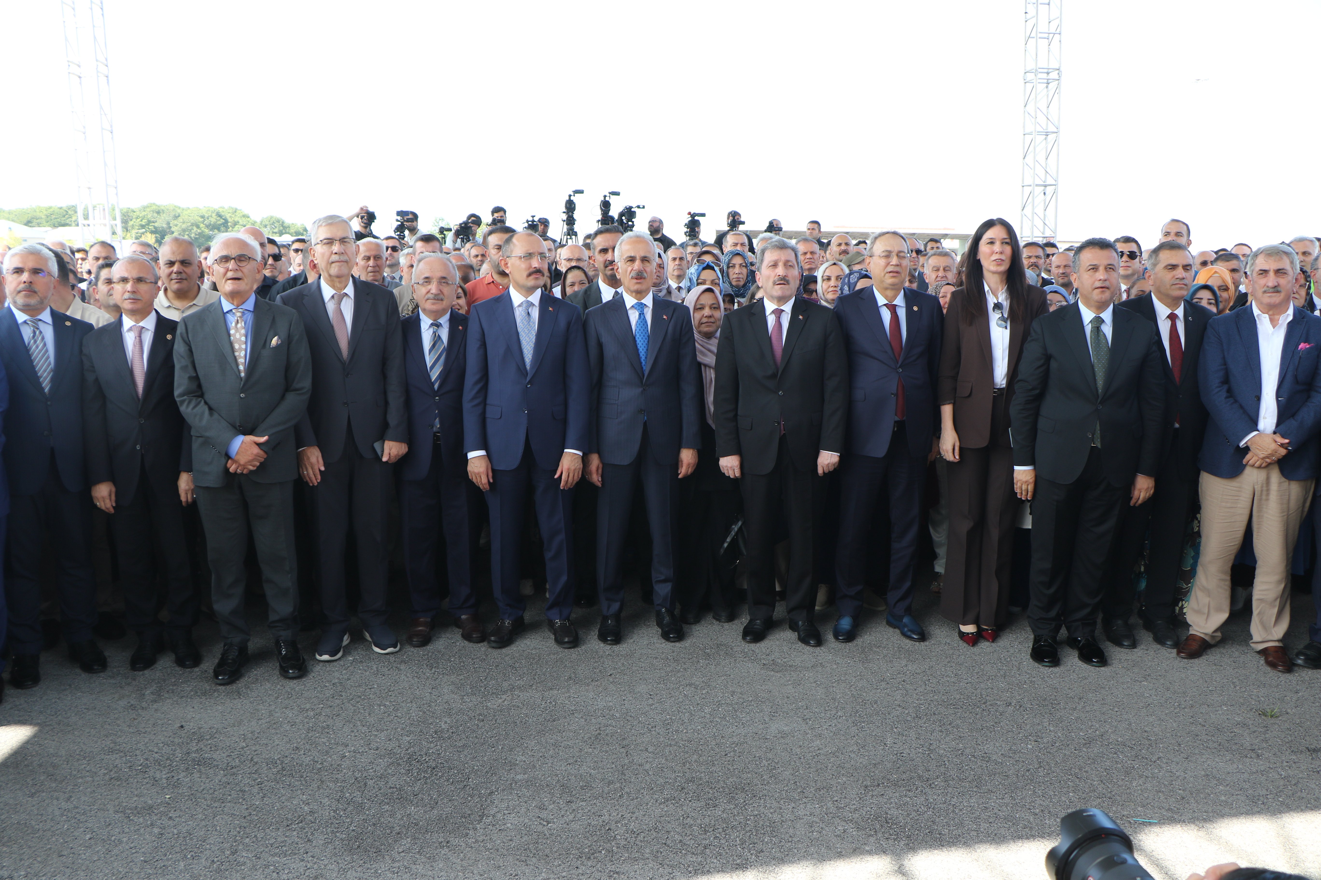 Samsun Çarşamba Havalimanı temel atma töreni protokolü