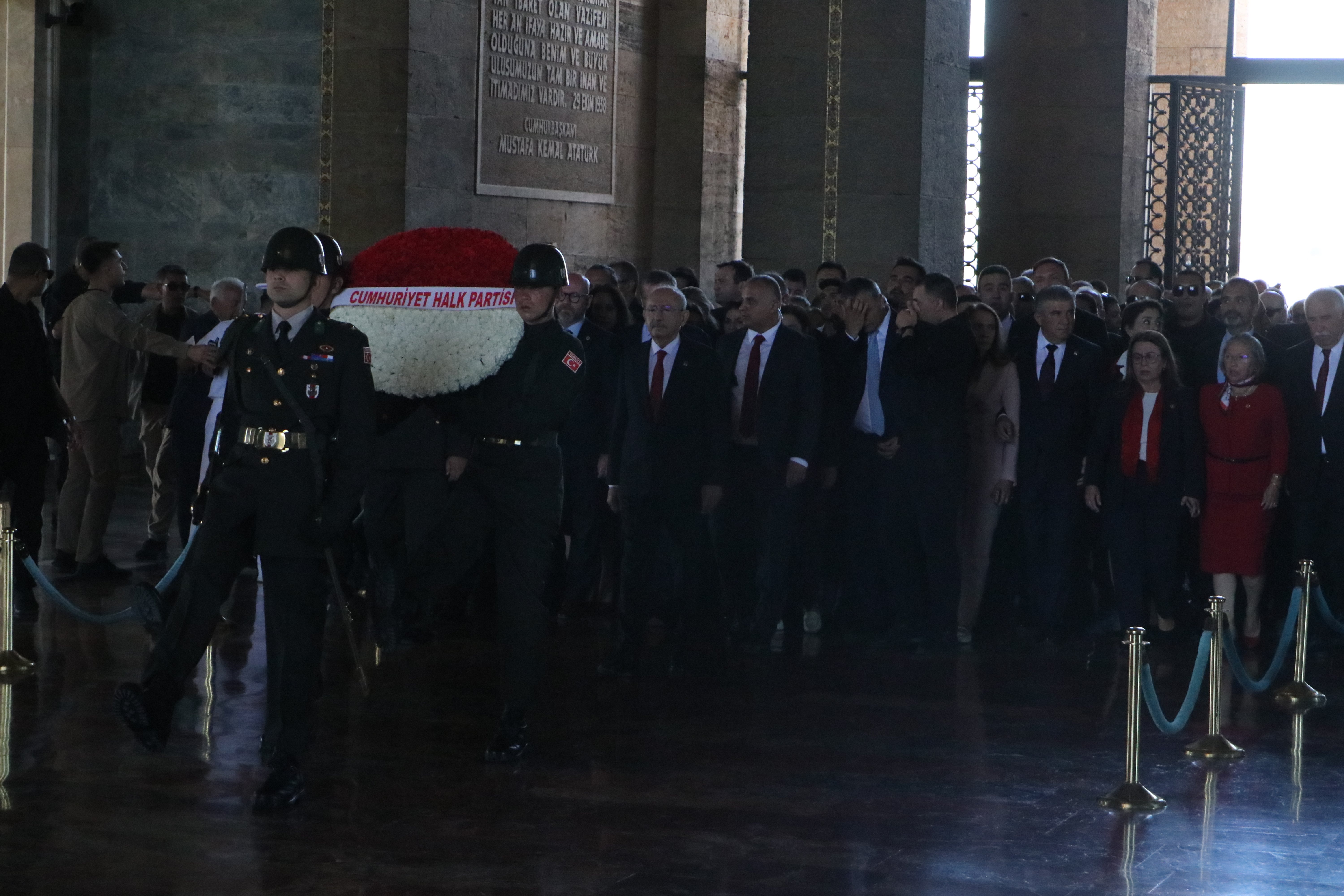 CHP heyeti Anıtkabir