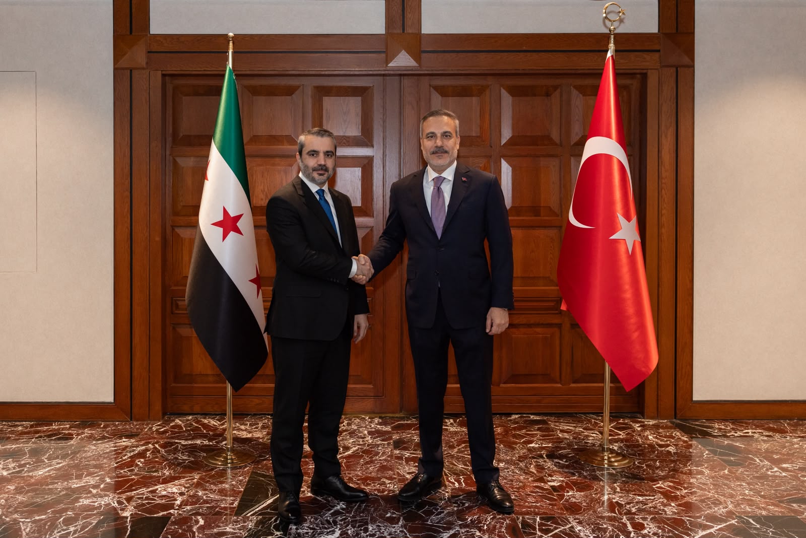 Bakan Fidan ve Şeybani görüşmesi